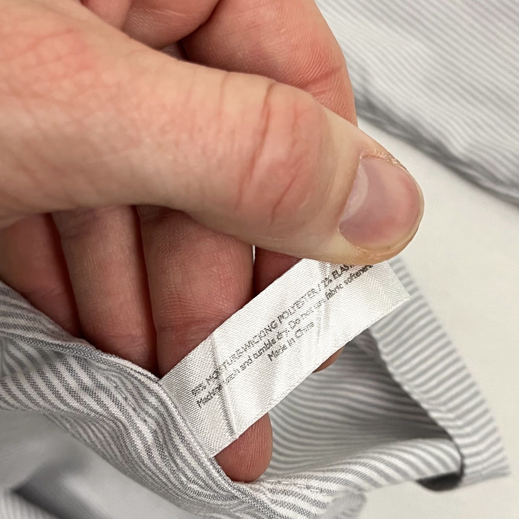 Vintage Ministry of Supply Shirt Mens 2XL XXL White Gray Striped Button Up Work Casual Size US XXL / EU 58 / 5 - 3 Thumbnail