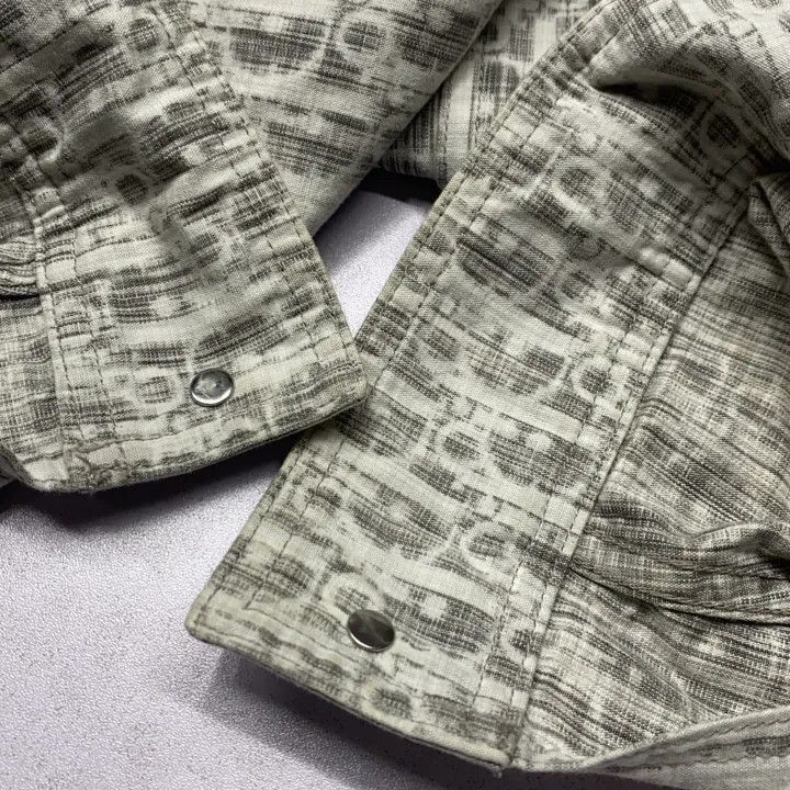 Other Dior Dior FW21 Oblique Print Long Sleeve Shirt 0079-2507 Size US L / EU 52-54 / 3 - 7 Thumbnail