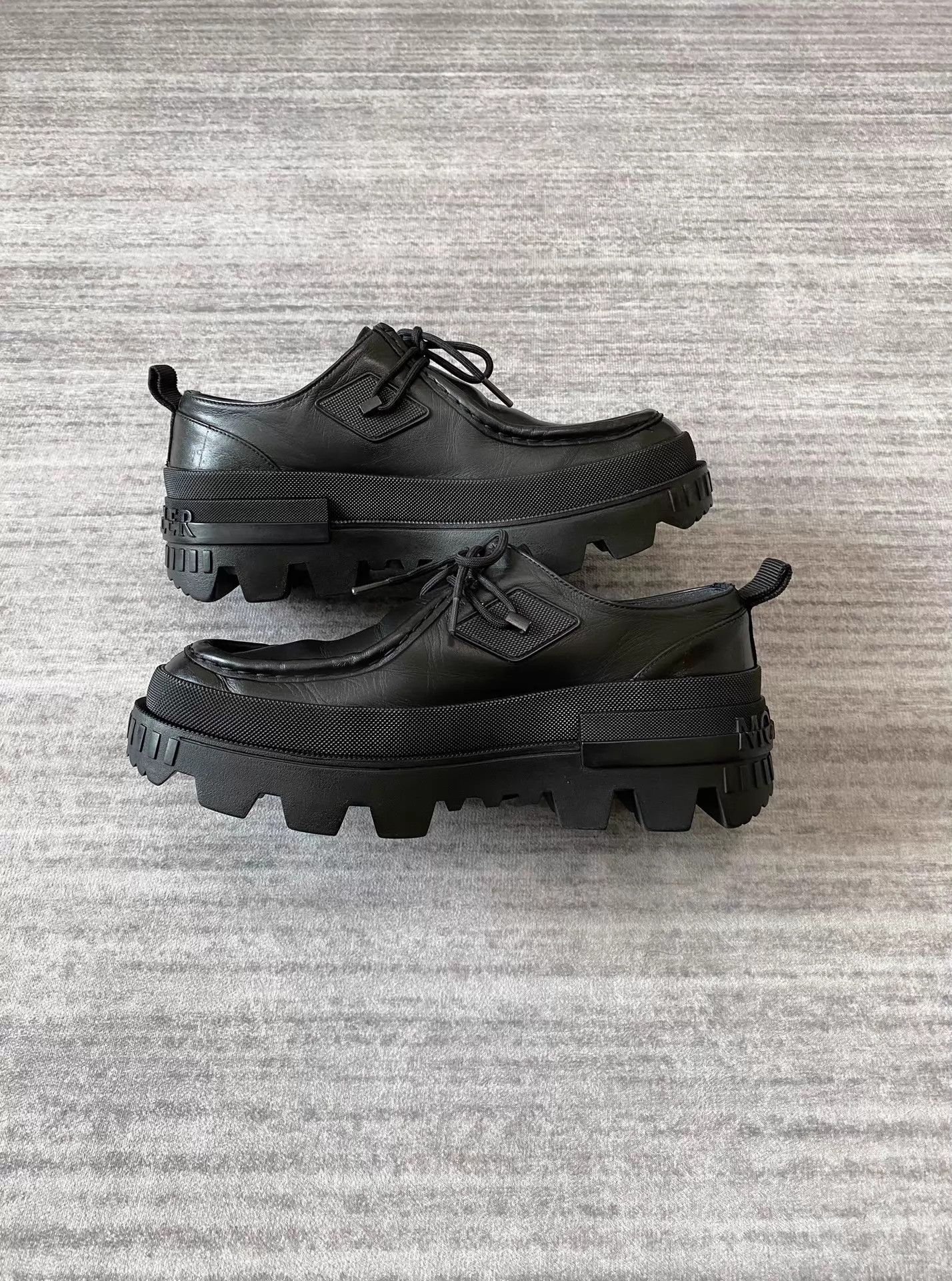 Moncler Moncler Serrated Multi-Lace Gore-Tex Derby Loafer Size US 6 / EU 39 - 4 Thumbnail