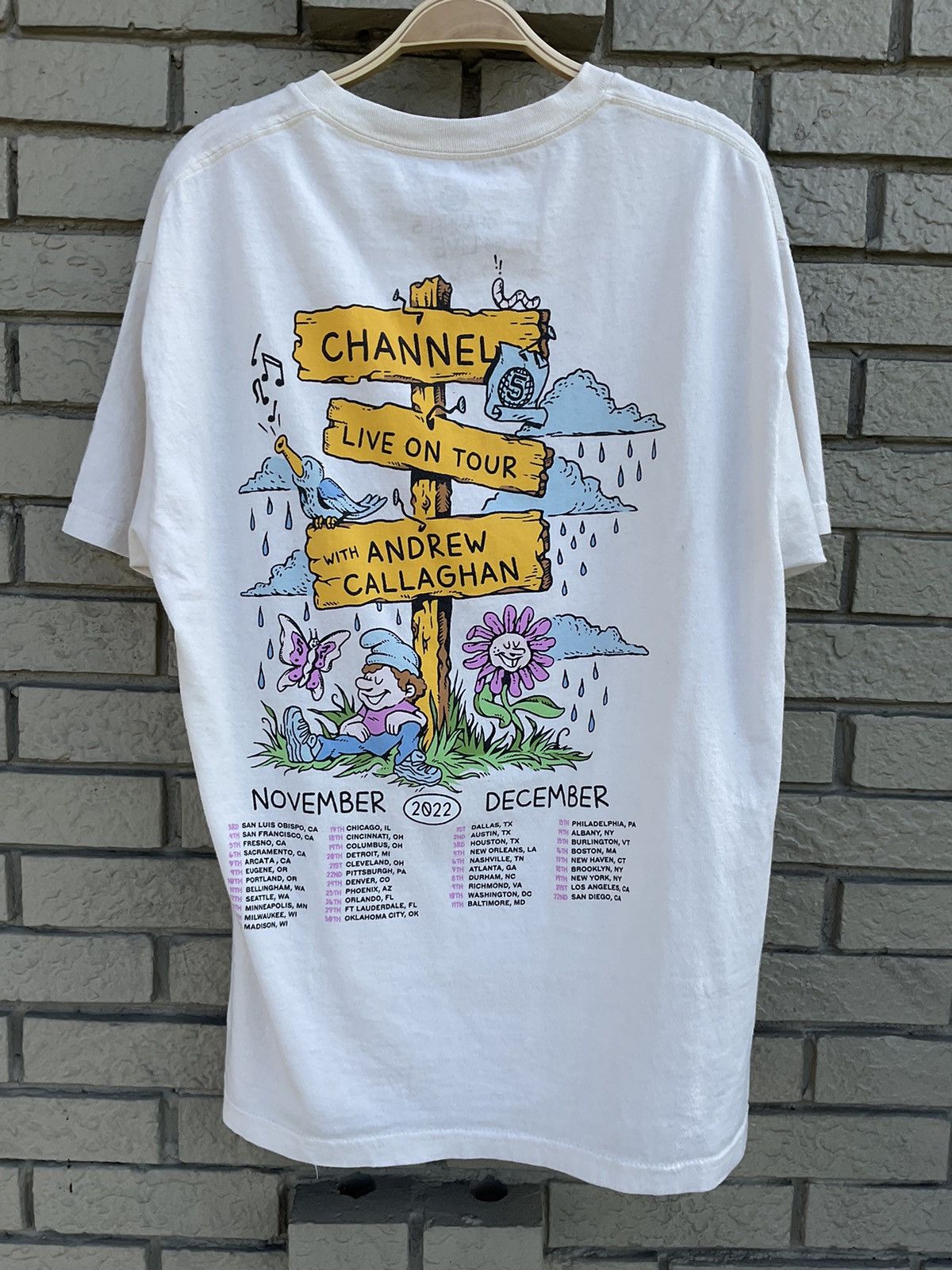 All Gas No Brakes Asspizza X Andrew Callaghan tour tee size L Size US L / EU 52-54 / 3 - 2 Thumbnail