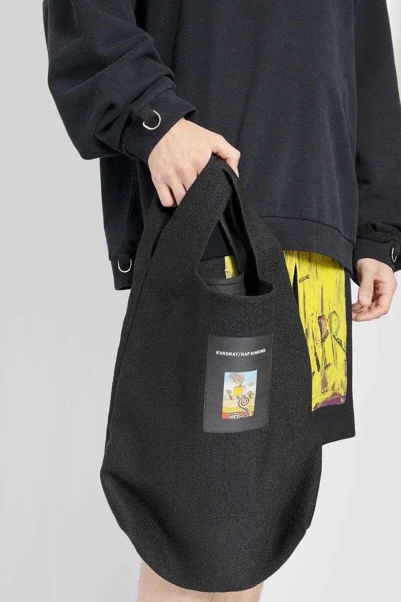 Raf Simons × Streetwear Raf Simons x Kvadrat Green Shopper Tote