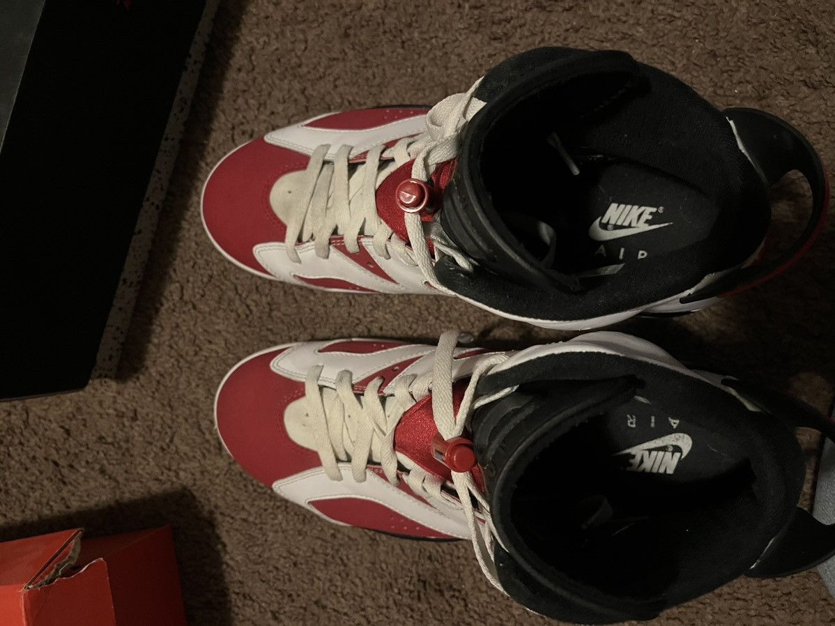 Nike 2021 Air Jordan 6 Retro OG 'Carmine' 2021 Size US 9 / EU 42 - 8 Thumbnail