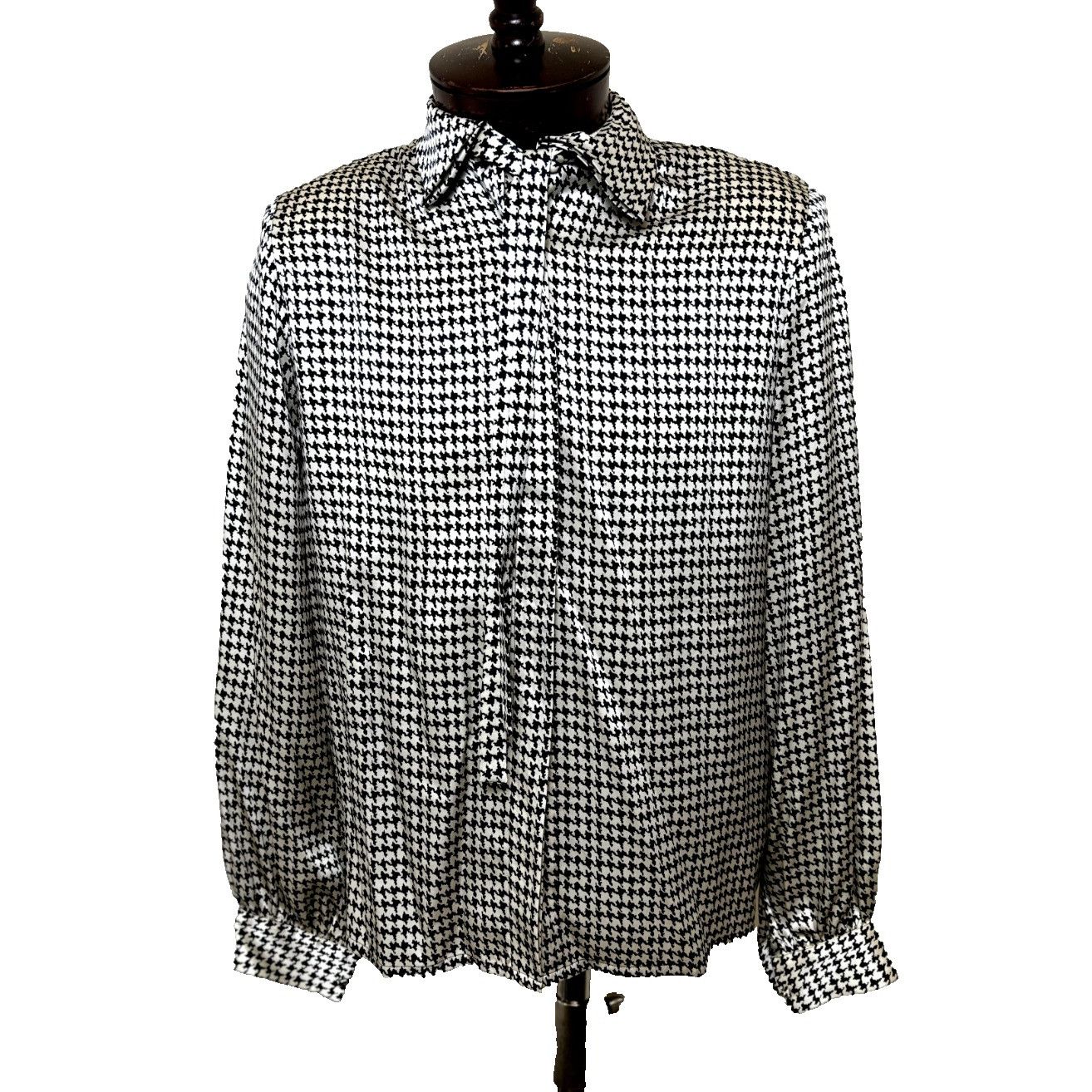 Other Mary Ann Restivo 100% Silk Size 12 Women's Collared w/Tie Lo Size XL / US 12-14 / IT 48-50 - 1 Thumbnail