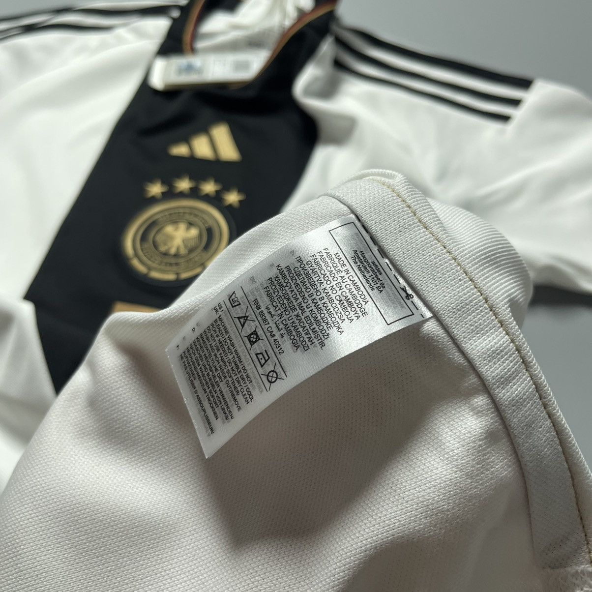 Adidas GERMANY ADIDAS 2022 WORLD CUP SOCCER HOME JERSEY #5 HUMMELS Size US S / EU 44-46 / 1 - 6 Thumbnail