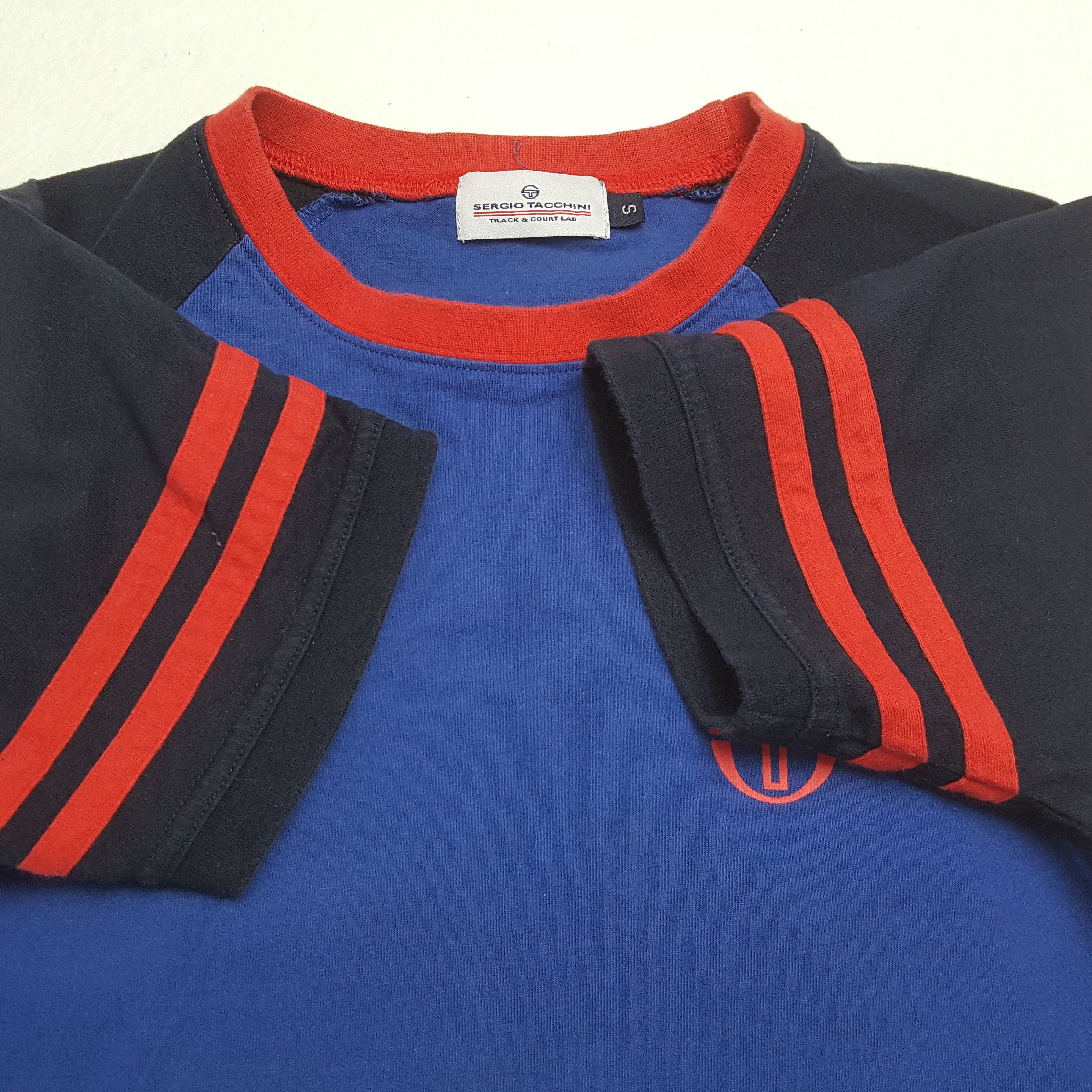 Sergio Tacchini × Vintage Vintage SERGIO TACHINI Sportswear Brand T-Shirt Size US M / EU 48-50 / 2 - 7 Thumbnail