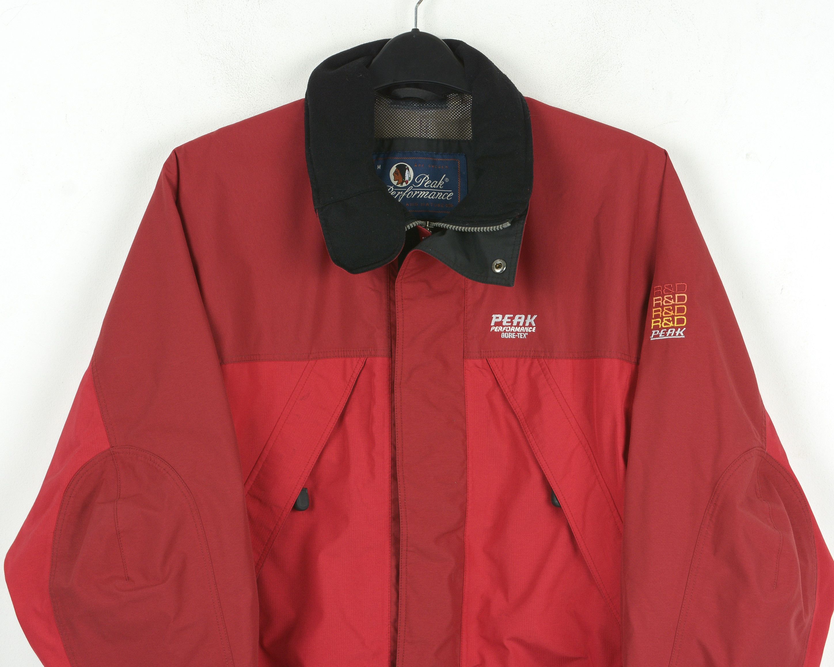 Goretex R&D M Jacket Gore-Tex Rain Coat Windbreaker Red Hiking Top Size US M / EU 48-50 / 2 - 2 Thumbnail