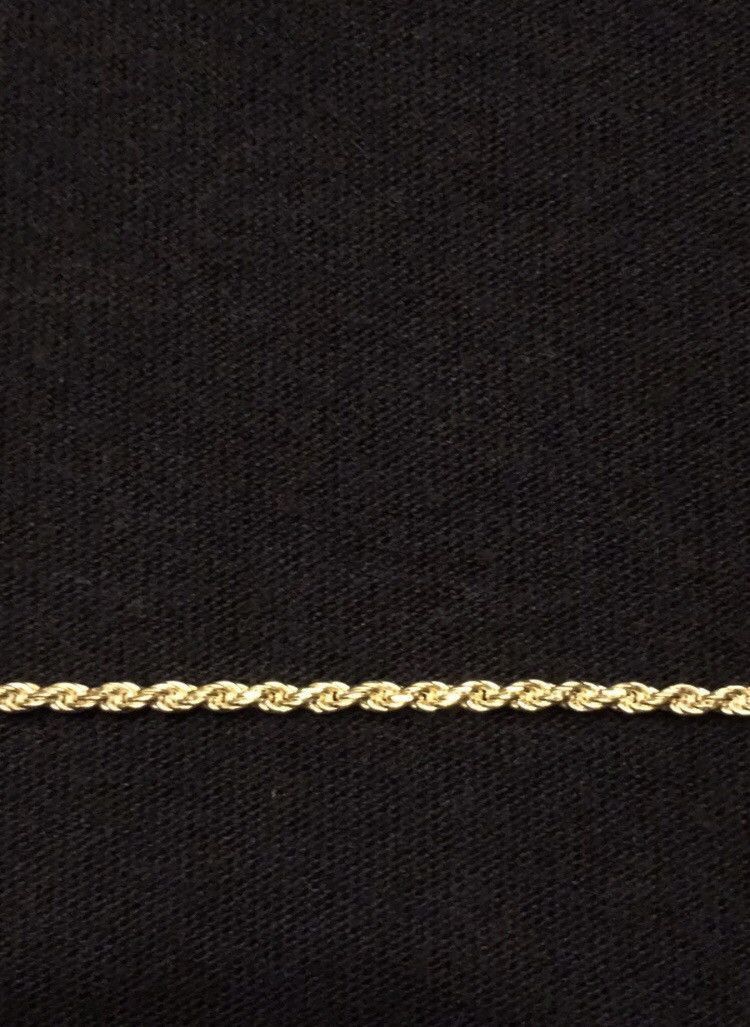 Other Gold Chain Rope Chain 22in 2mm 925 Italy Size ONE SIZE - 3 Thumbnail