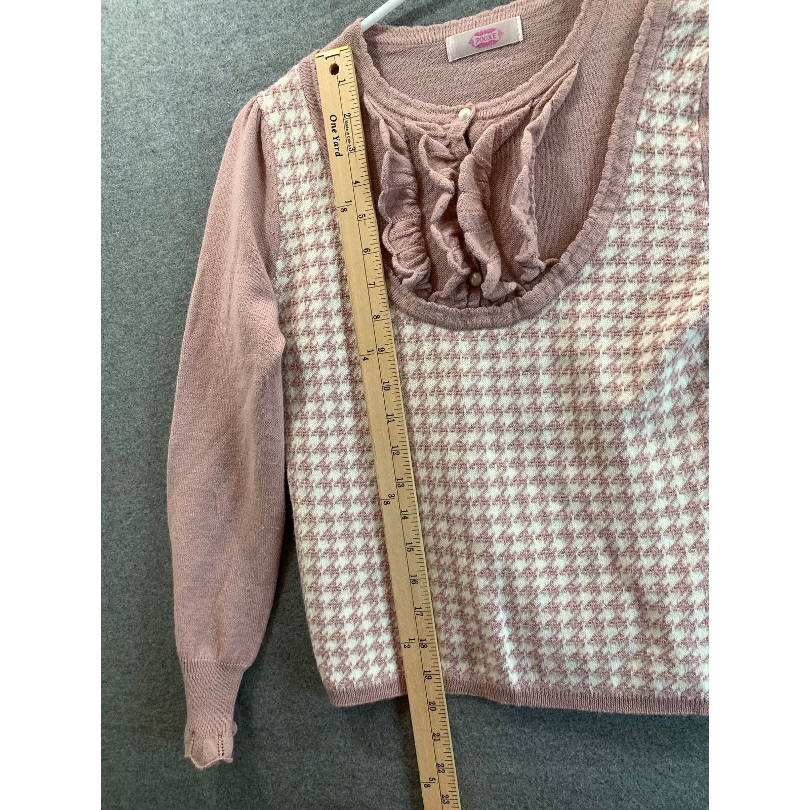 Other POONE Sweater Womens Size Small Pink Long Sleeve Size S / US 4 / IT 40 - 8 Thumbnail