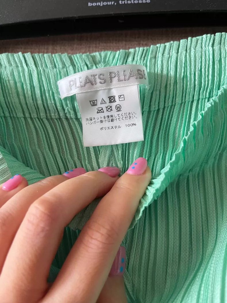 Issey Miyake Issey Miyake size:2 Blue pleated irregular-shaped pants Size 31" - 2 Thumbnail