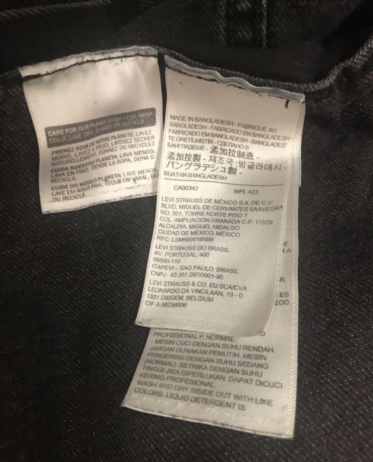Levi's Vintage Clothing Levi's Strauss Black Denim Vintage Fit Jacket Men's Size US XXL / EU 58 / 5 - 6 Thumbnail