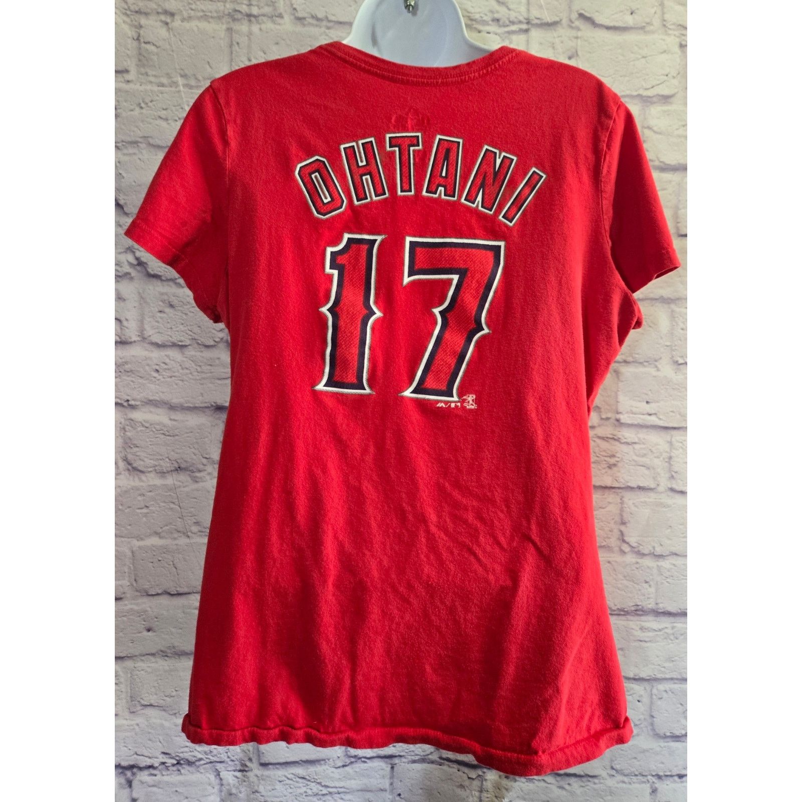 Majestic Majestic Los Angeles Angels MLB 17 Ohtani Top XL Size XL / US 12-14 / IT 48-50 - 3 Thumbnail