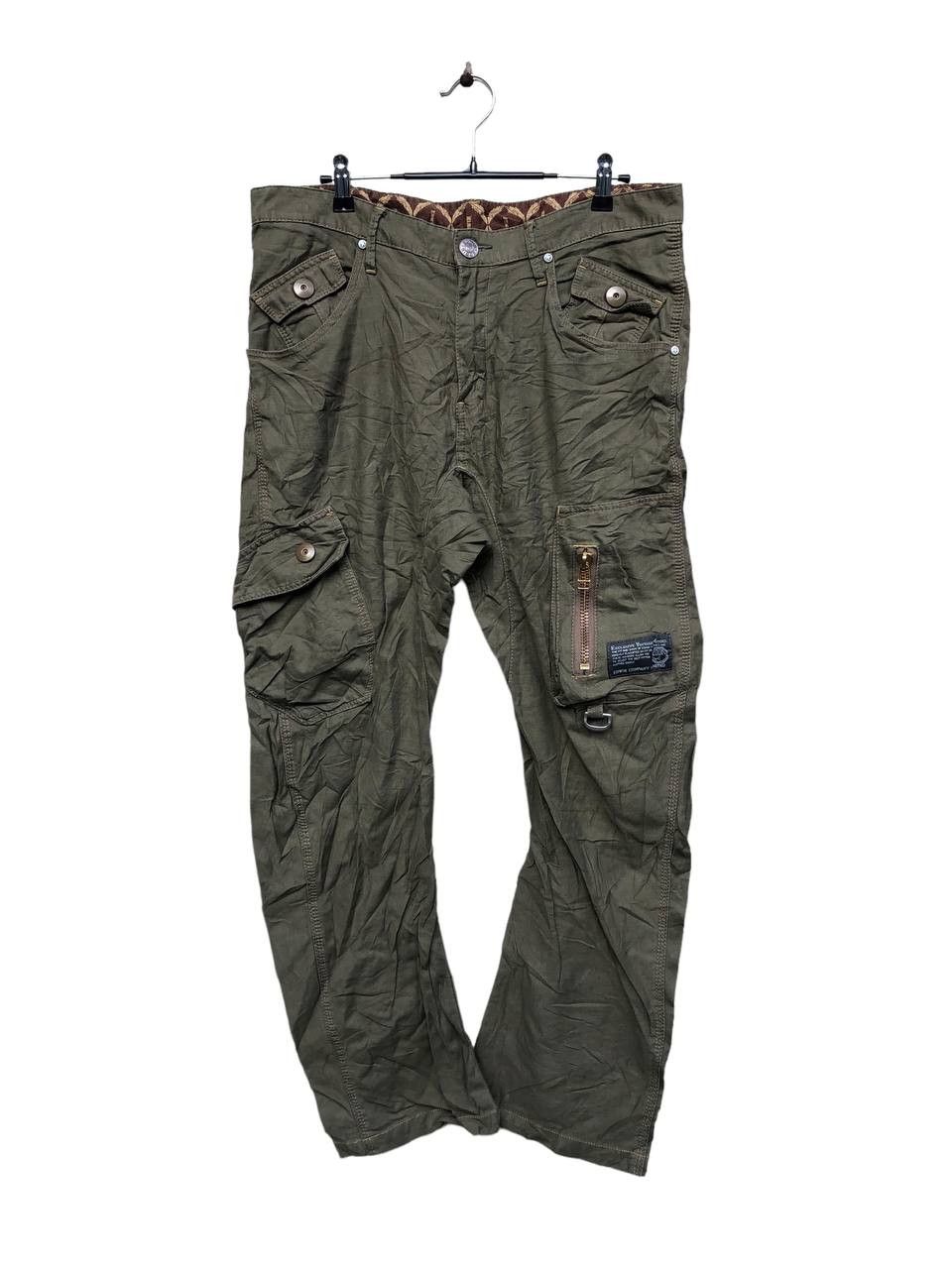 Edwin × Vintage Edwin Curve Cargo Buckle Back Pants Size US 34 / EU 50 - 1 Thumbnail