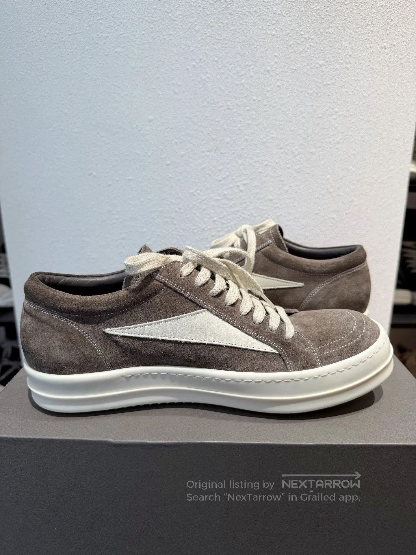 Rick Owens Rick Owens Oatmeal Gray Suede Shoes. Size US 9 / EU 42 - 6 Thumbnail