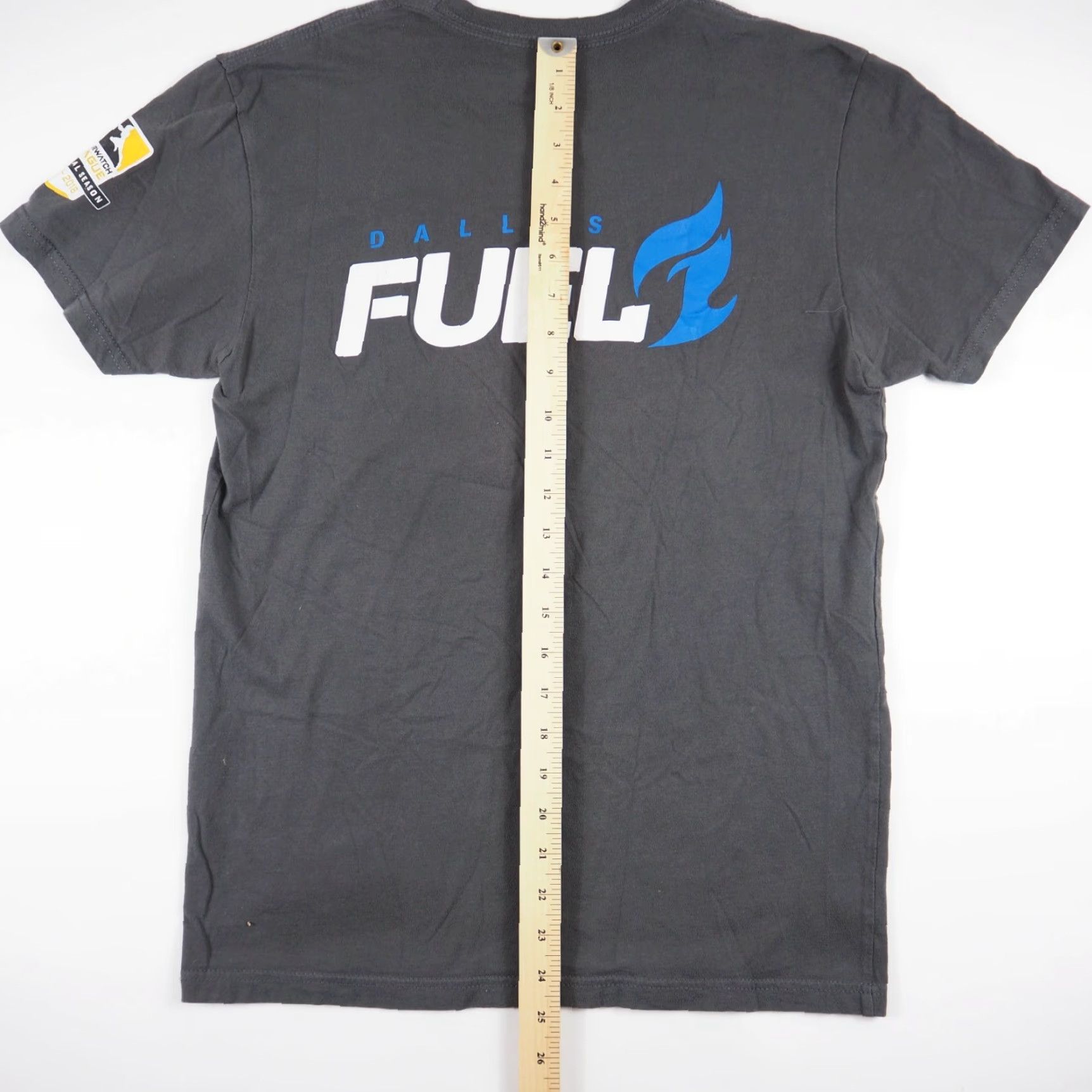 Vintage Blizzard Entertainment Overwatch League Dallas Fuel Gray Esports T-Shirt Adult Small Short Sleeve Crew Neck Mens Size US S / EU 44-46 / 1 - 5 Thumbnail