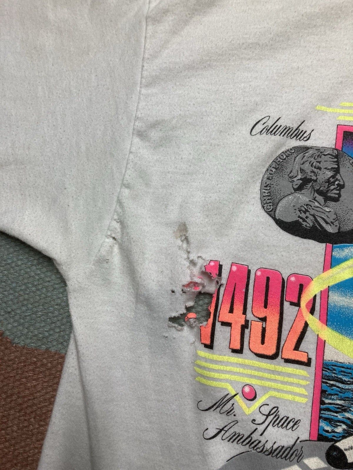 Vintage 90s t shirt space shuttle inn best western distressed soft L Size US L / EU 52-54 / 3 - 5 Thumbnail