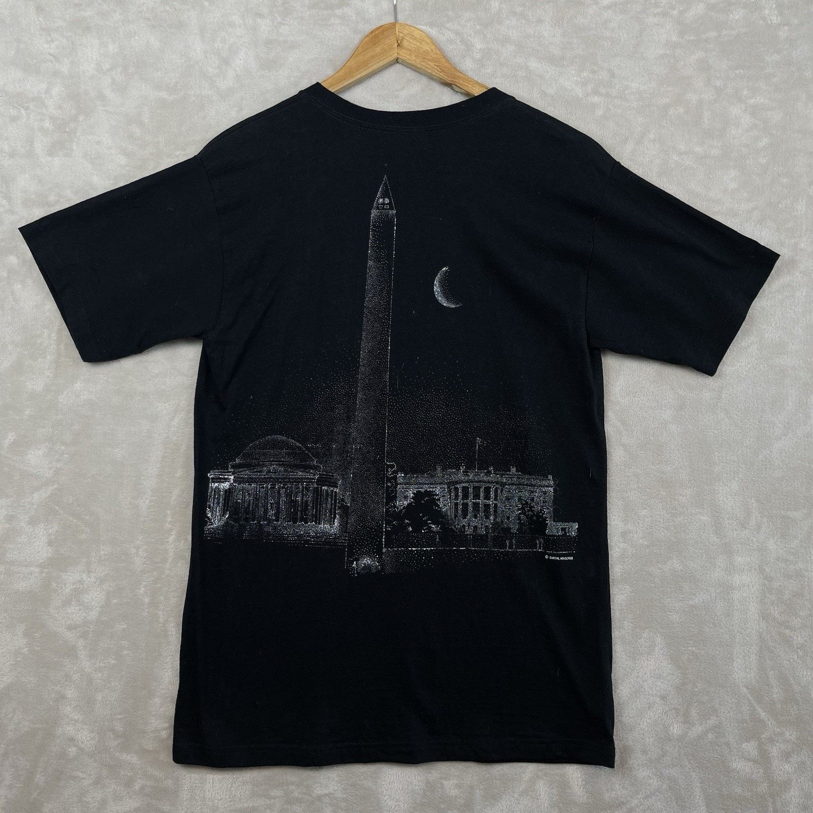 Fruit Of The Loom 90s Washington DC T Shirt Wraparound Print Rare Capitol Size US M / EU 48-50 / 2 - 7 Thumbnail