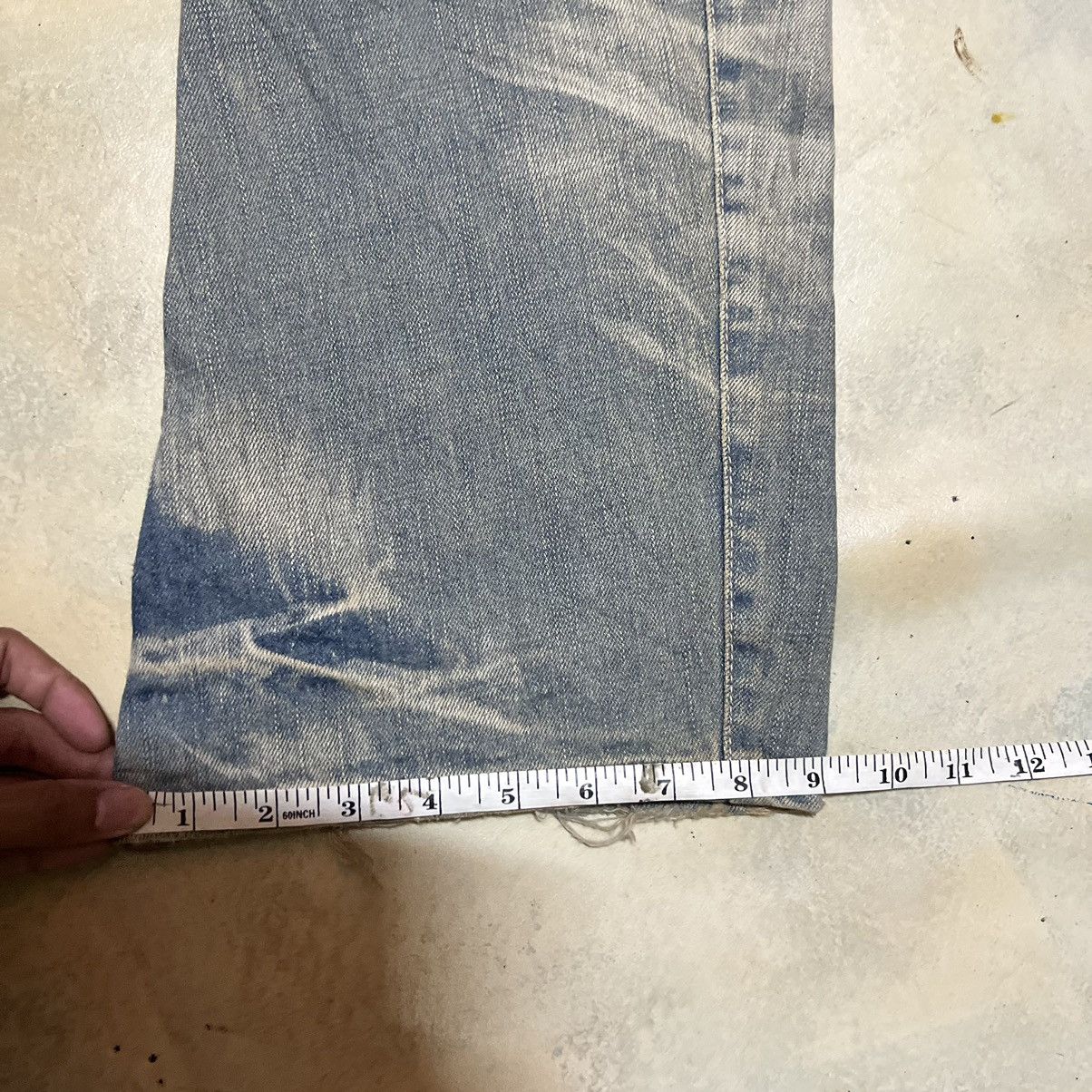 Japanese Brand Rattle Trap Japanese Brand Distressed Style Denim Jeans Size US 33 - 14 Thumbnail
