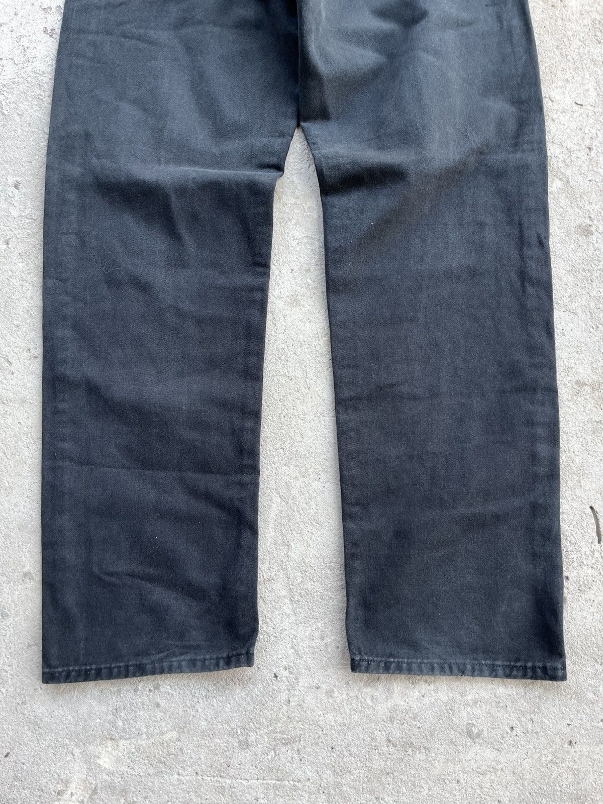 Armani 90s Giorgio Armani Vintage Big Logo Washed Jeans Denim Y2K Size US 30 / EU 46 - 20 Thumbnail