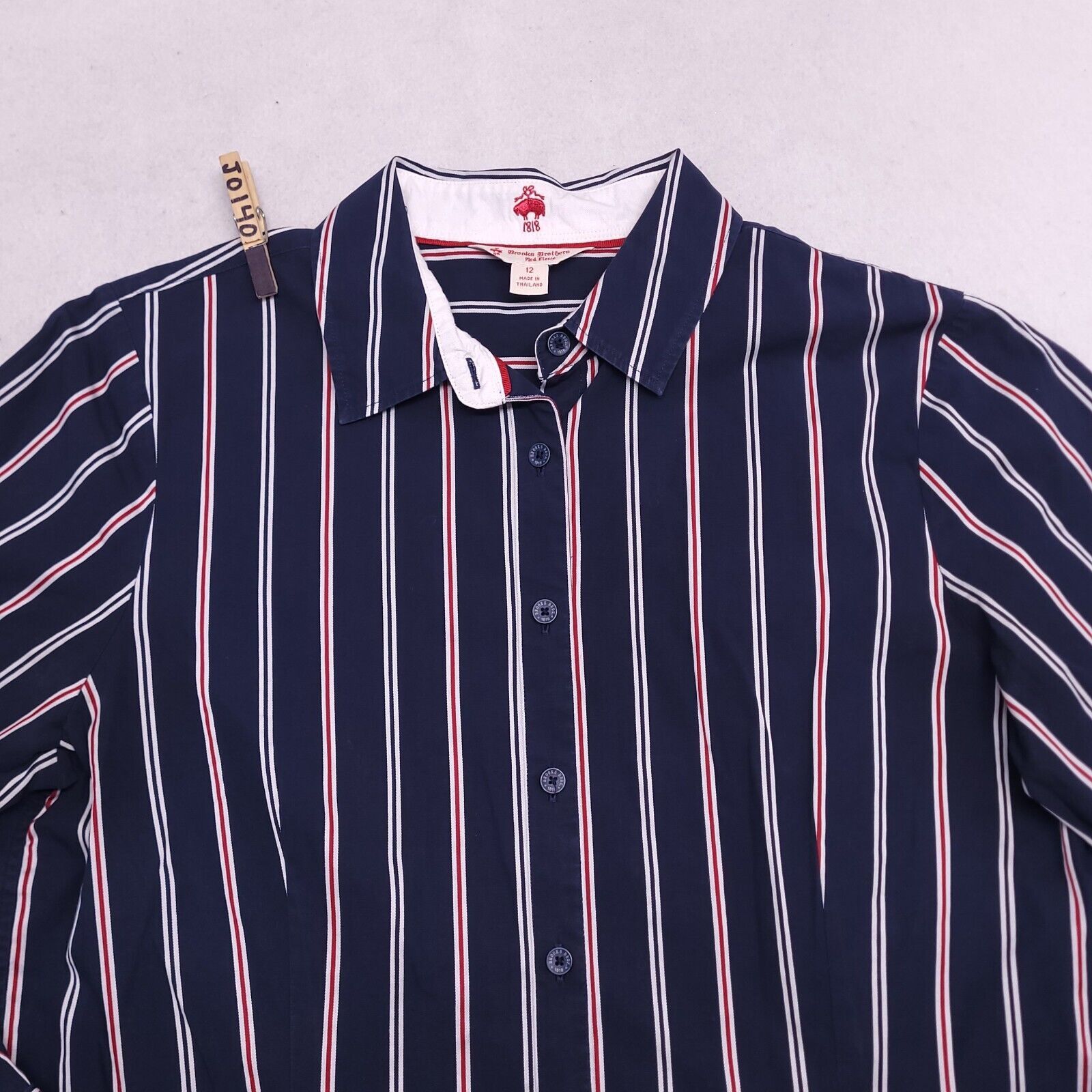Brooks Brothers Brooks Brothers Casual Striped Button Up Shirt Mens Size 12 Size US M / EU 48-50 / 2 - 1 Thumbnail