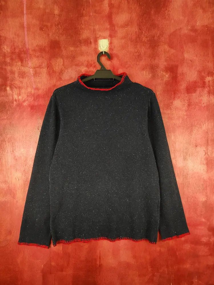 Comme des Garcons DL Tricot Comme Des Garcons Darkblue Knitwear #A1231 Size US M / EU 48-50 / 2 - 1 Thumbnail