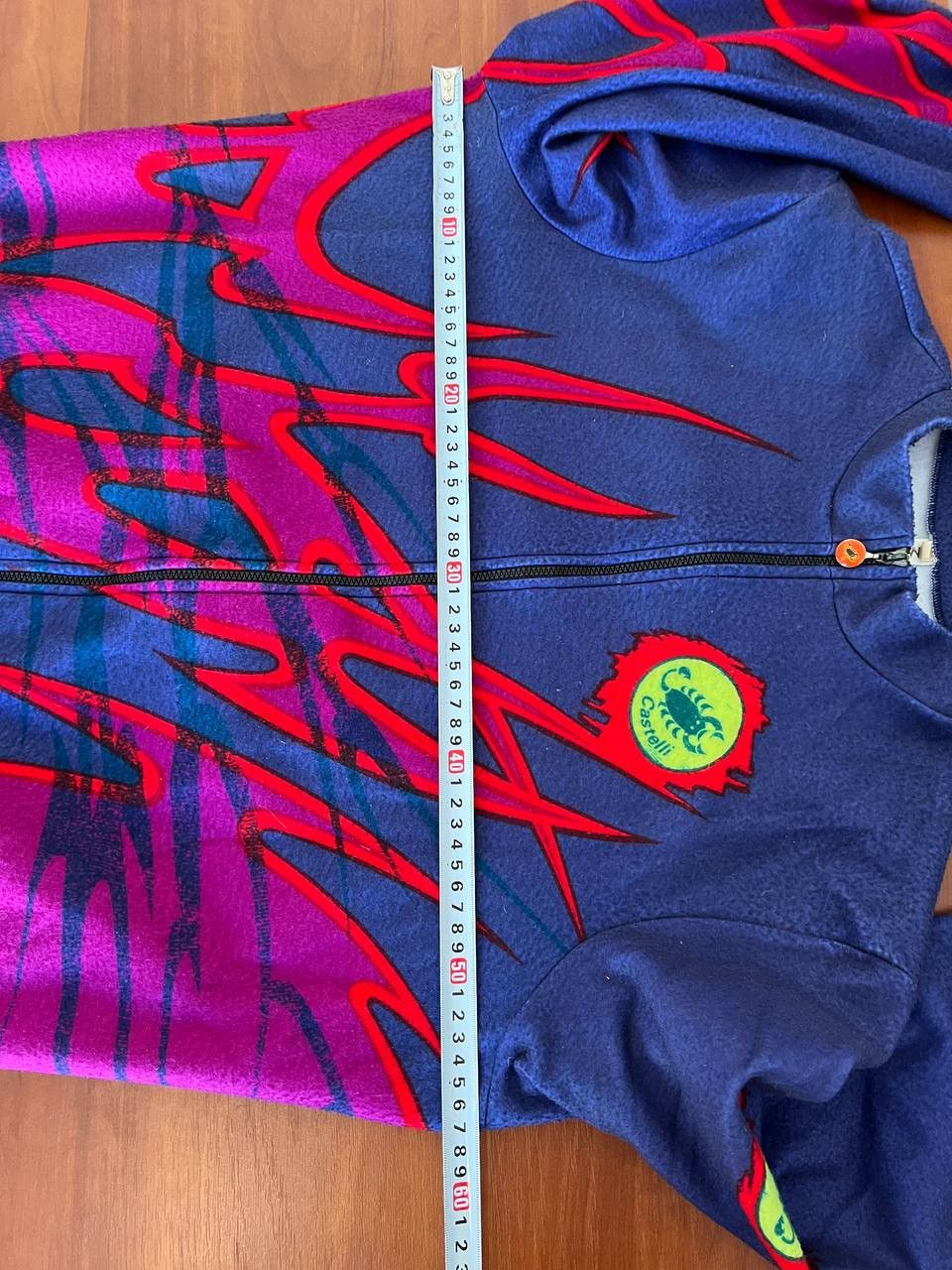 Vintage 1970 RARE CASTELLI LIMITED ART “FIRE” BIKE CYCLING JACKET XL Size US XL / EU 56 / 4 - 14 Thumbnail