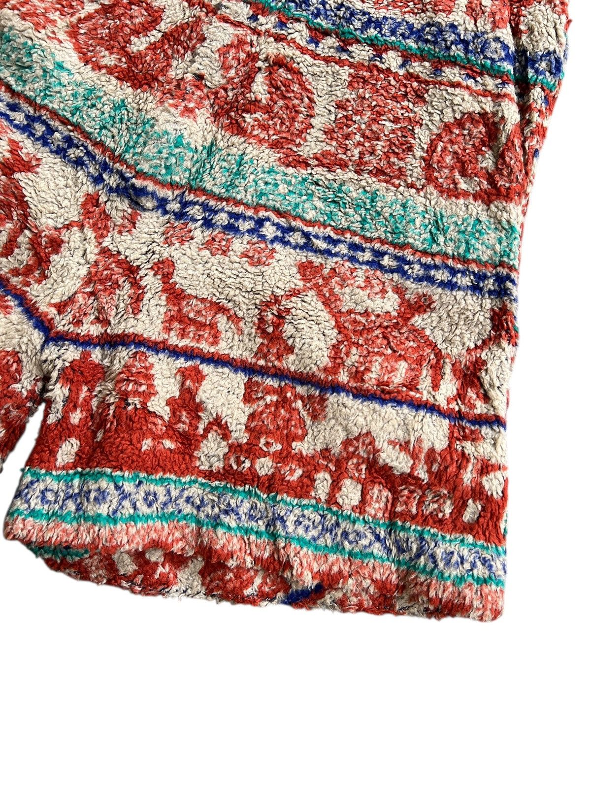 Ne-Net Ne-Net Animal Motif Aztec Boa Fleece Shorts Size US 31 - 5 Thumbnail