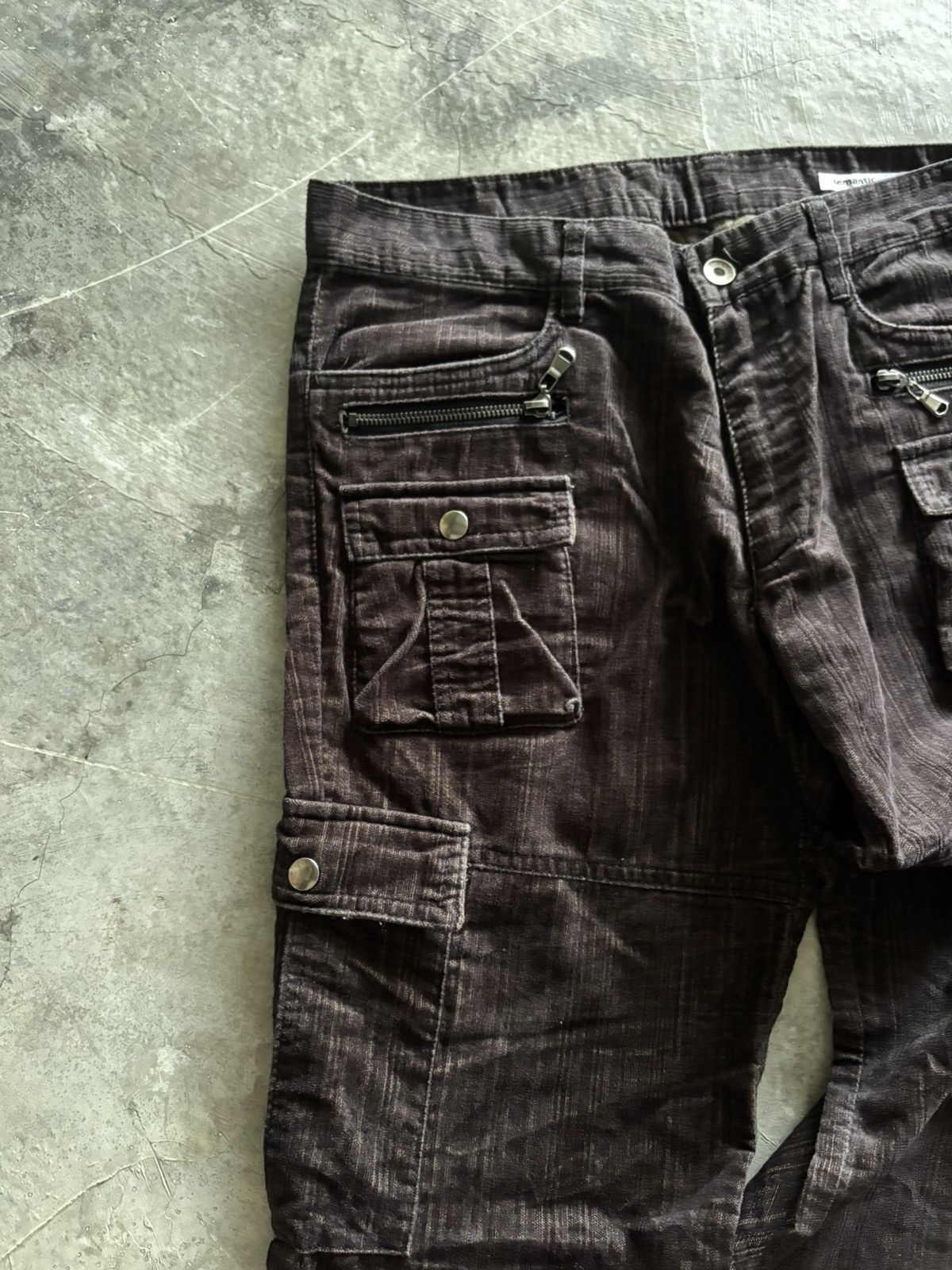 semanticdesign FLARE SEMANTIC DESIGN CARGO STRIPE ARMY JAPANESE GRUNGE Size US 32 / EU 48 - 9 Thumbnail
