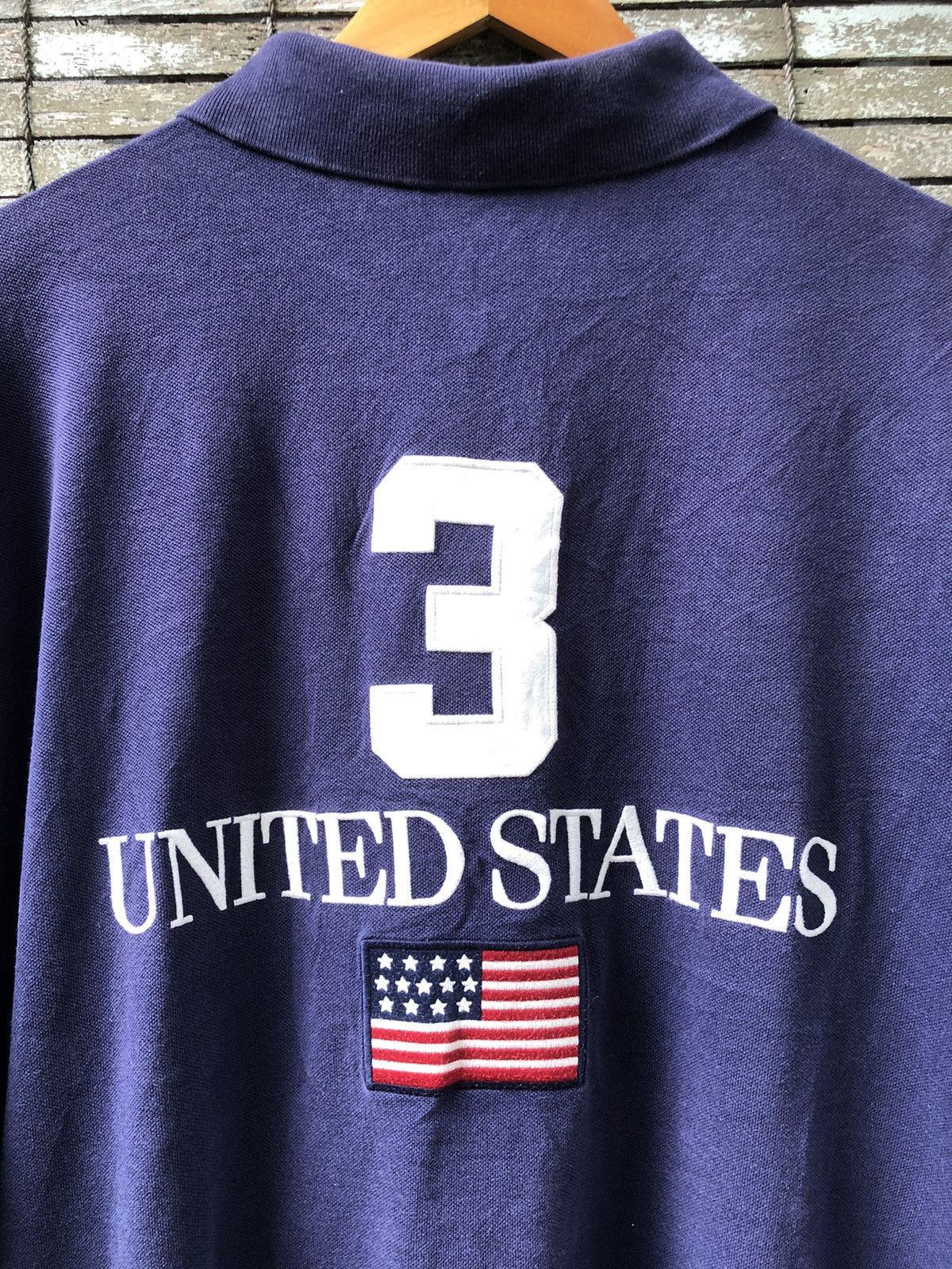 Polo Ralph Lauren 🔥Vintage🔥Polo Ralph Lauren United State ‘3’ Shirts Size US XXL / EU 58 / 5 - 2 Thumbnail