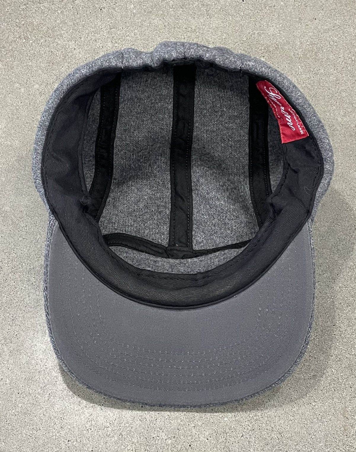 Supreme MINT: F/W 2014 Supreme Fitted Wool Camp Cap "HT Grey" Sz M/L Size ONE SIZE - 7 Thumbnail