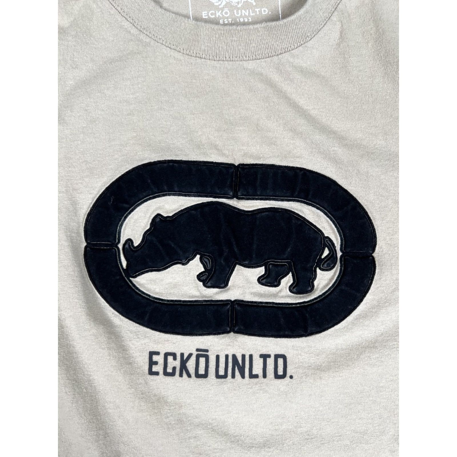 Ecko Unltd. VINTAGE Ecko Unltd T-Shirt Size 2XL Tan Brown OG Rhino Logo Y2K Hip Hop Men Short Sleeve Crew Neck Graphic Print Cotton 2000-2009 Size US XXL / EU 58 / 5 - 2 Thumbnail