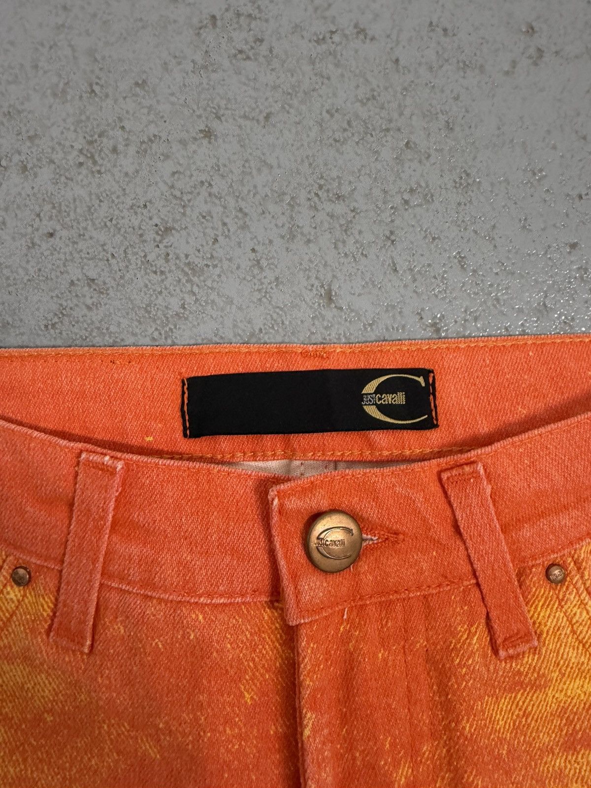 Just Cavalli Vintage Just Cavalli Orange Jeans Size 26" / US 2 / IT 38 - 6 Thumbnail