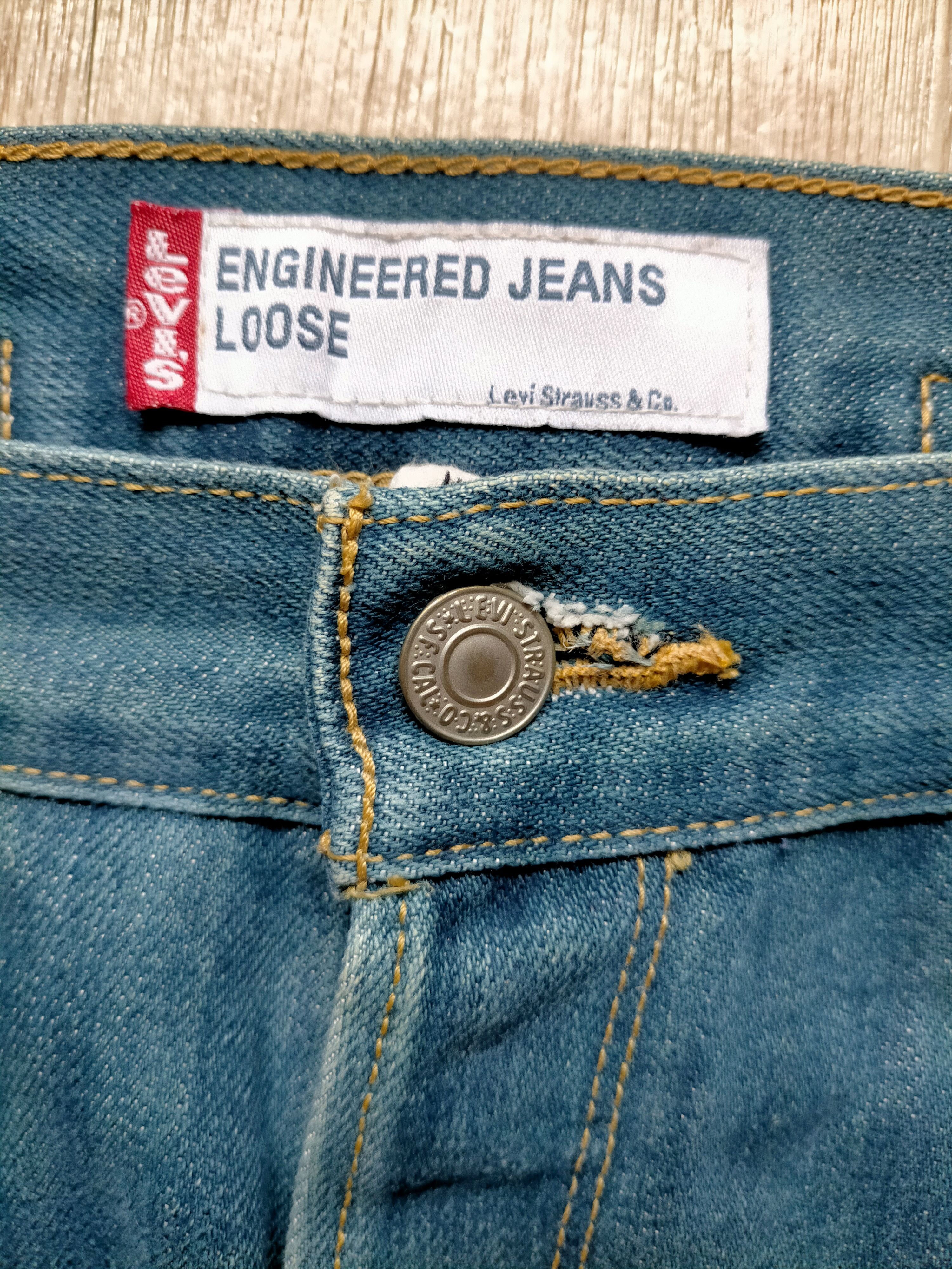 Levi's Vintage 90s Levis Engineering Loose Single Pocket Jeans Size US 29 - 14 Thumbnail