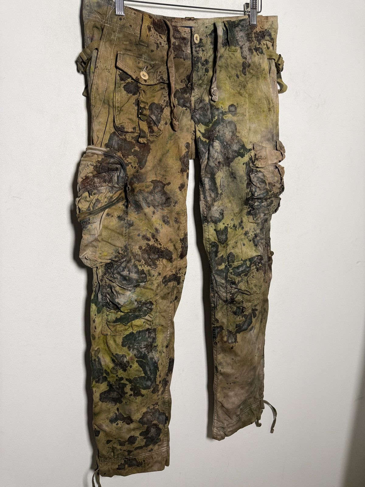 Polo Ralph Lauren ralph lauren tie dye cargo multipocket army pants Size US 31 - 3 Thumbnail