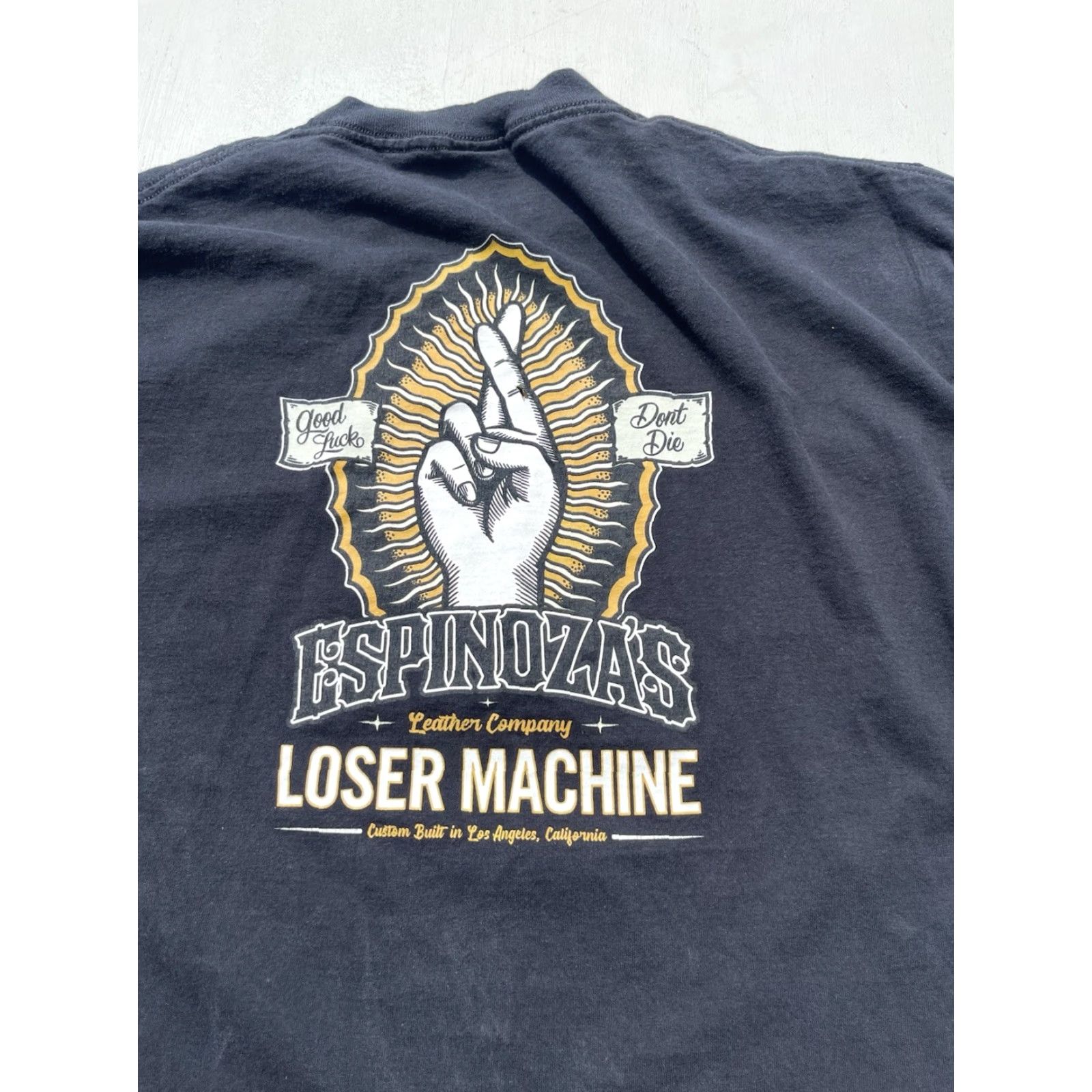 Logo 7 Men's Loser Machine T-Shirt Black Hands Logo XL Skateboard Surf Beach Shirt Mens Size US XL / EU 56 / 4 - 2 Thumbnail