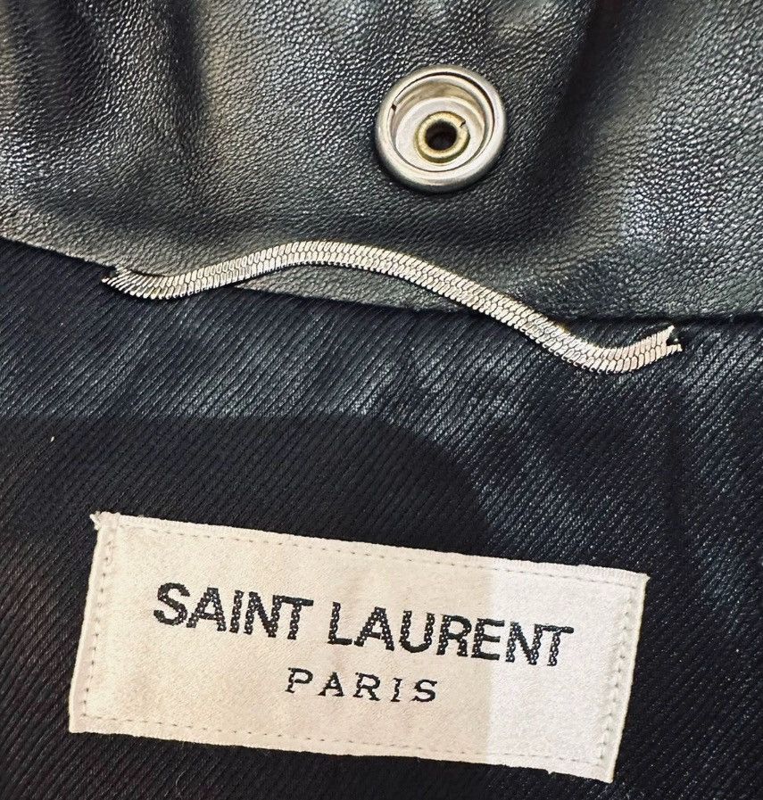 Saint Laurent Paris × Yves Saint Laurent Saint Laurent leather jacket2412-Nextarrow Size US XS / EU 42 / 0 - 4 Thumbnail