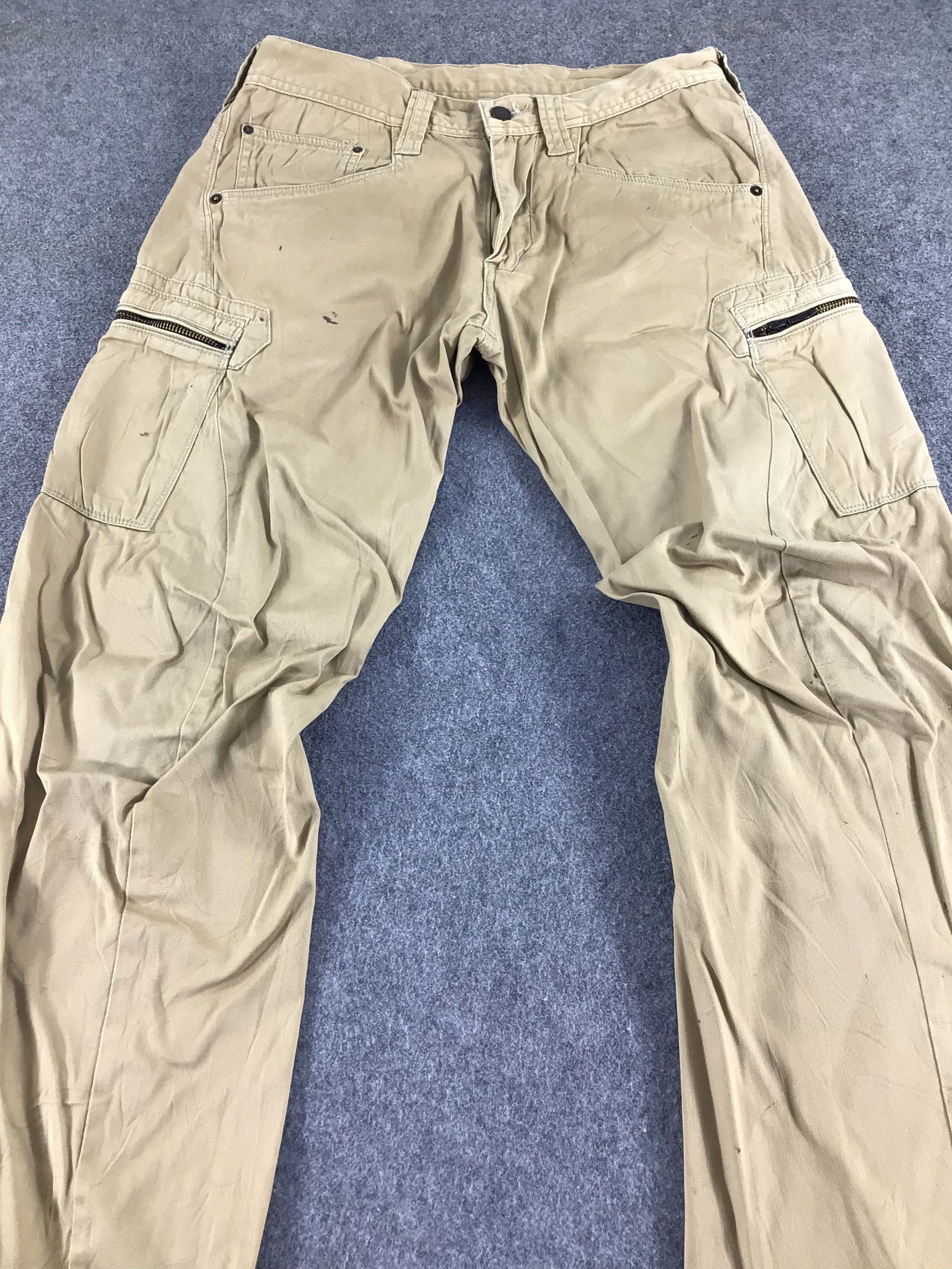 Japanese Brand Evenriver Work Wear Multi Pocket Cargo Pant-J164 Size US 31 - 3 Thumbnail