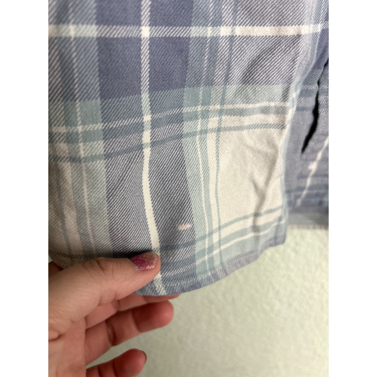 J.Crew J.CREW Mens Button-Up Shirt Plaid Cotton Long Sleeve Blue White Multicolor L Regular Shirt Womens? Size US L / EU 52-54 / 3 - 7 Thumbnail