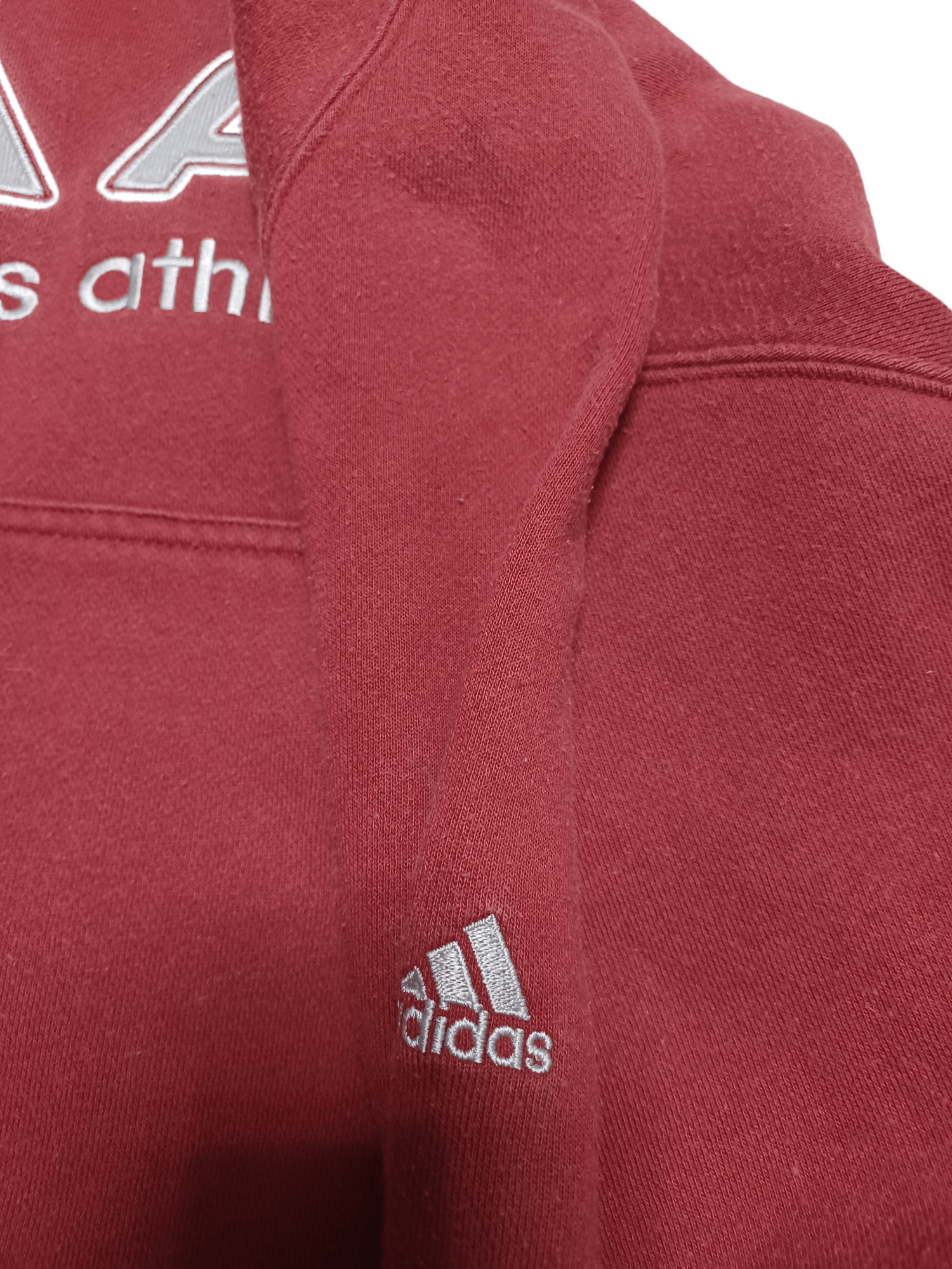 Adidas 2000 VINTAGE ADIDAS ATHLETIC CLUB VINTAGE BIGLOGO HOODIE Size US L / EU 52-54 / 3 - 4 Thumbnail