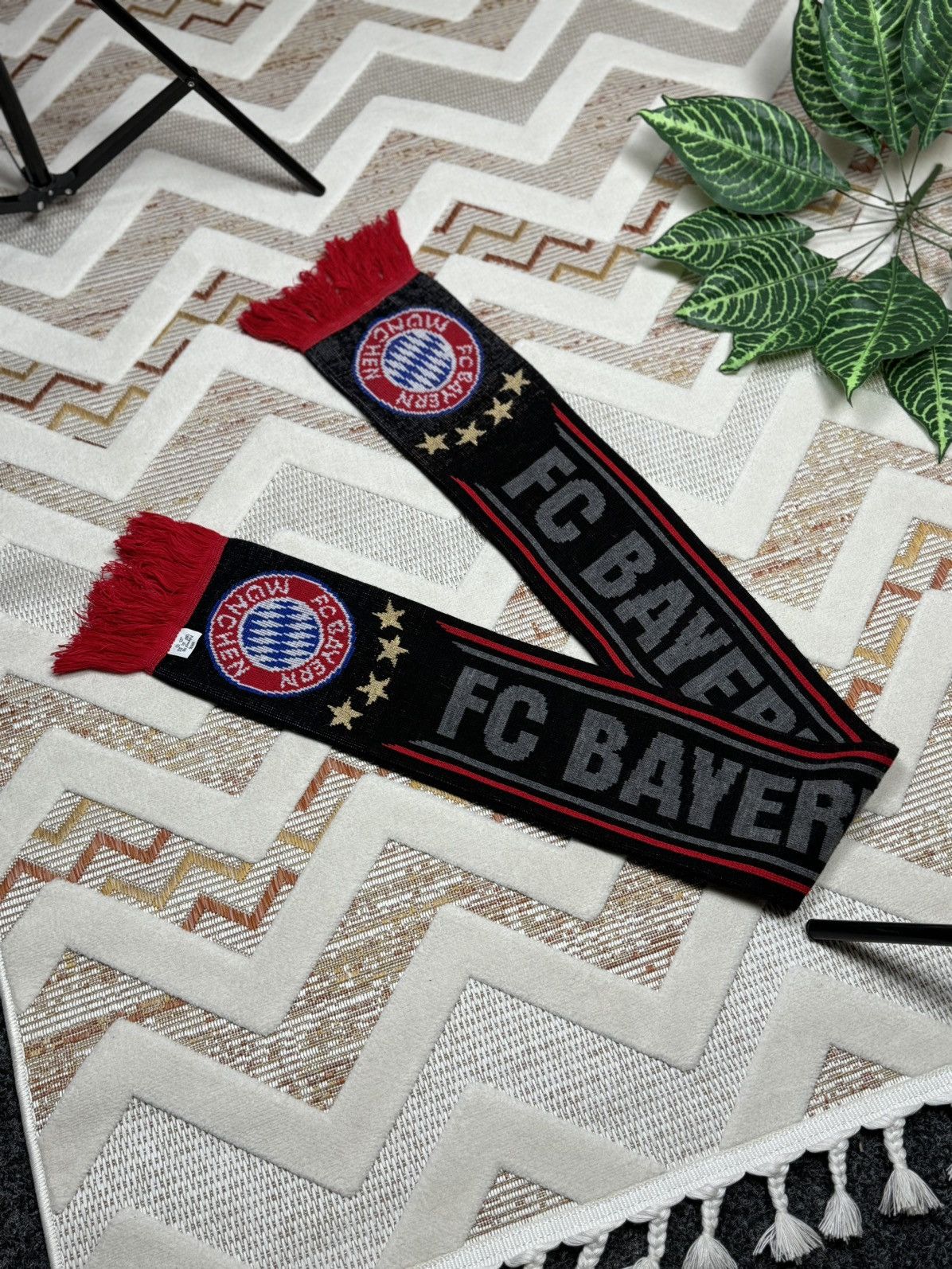 Vintage Vintage Scarf 🧣 Football Club FC Bayern Munchen Size ONE SIZE - 3 Thumbnail
