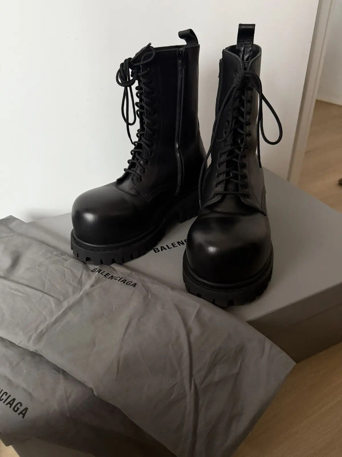 Balenciaga Stomper Boots Size US 10 / EU 43 - 3 Thumbnail