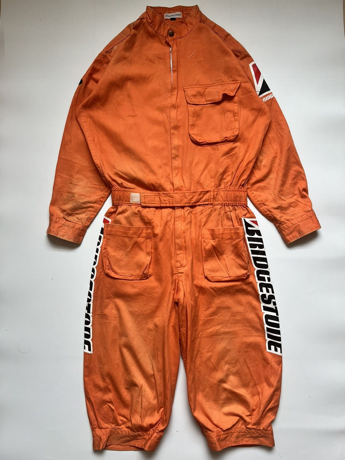 Japanese Brand Bridgestone Racing Coverall Workers Size US 32 / EU 48 - 2 Thumbnail