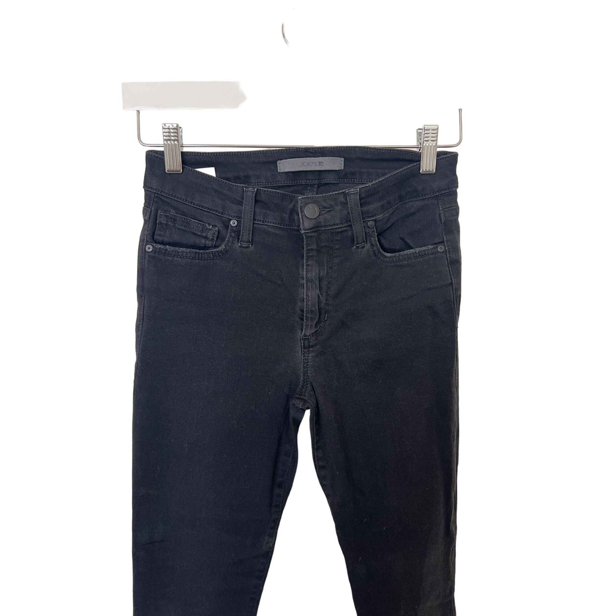 Joe's Joes Black Skinny Ankle Jeans Stretchy Denim Size 26" / US 2 / IT 38 - 2 Thumbnail