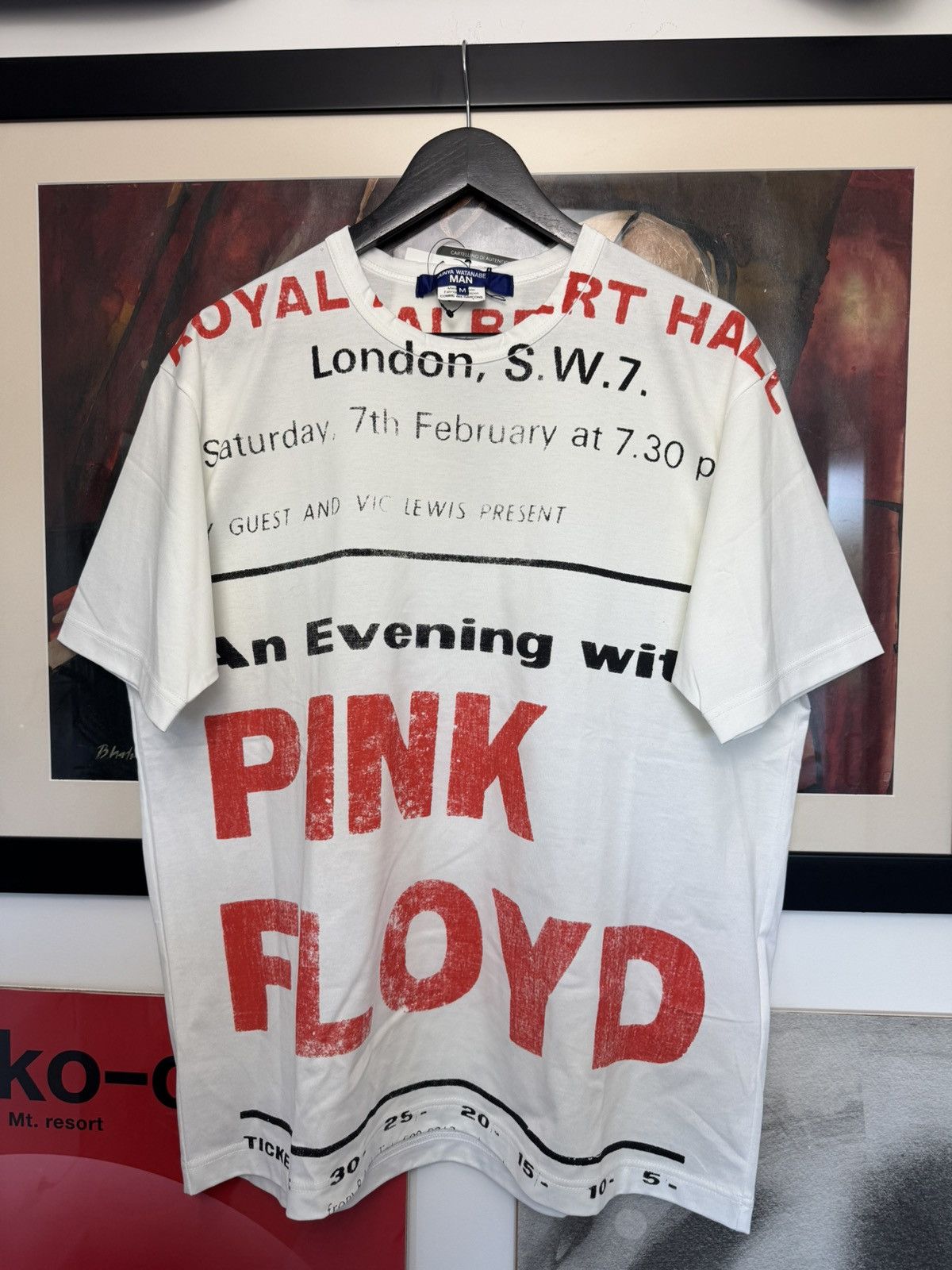 Junya Watanabe Junya Watanabe Comme Des Garcon Designer Band Tee Pink Floyd Size US M / EU 48-50 / 2 - 1 Thumbnail