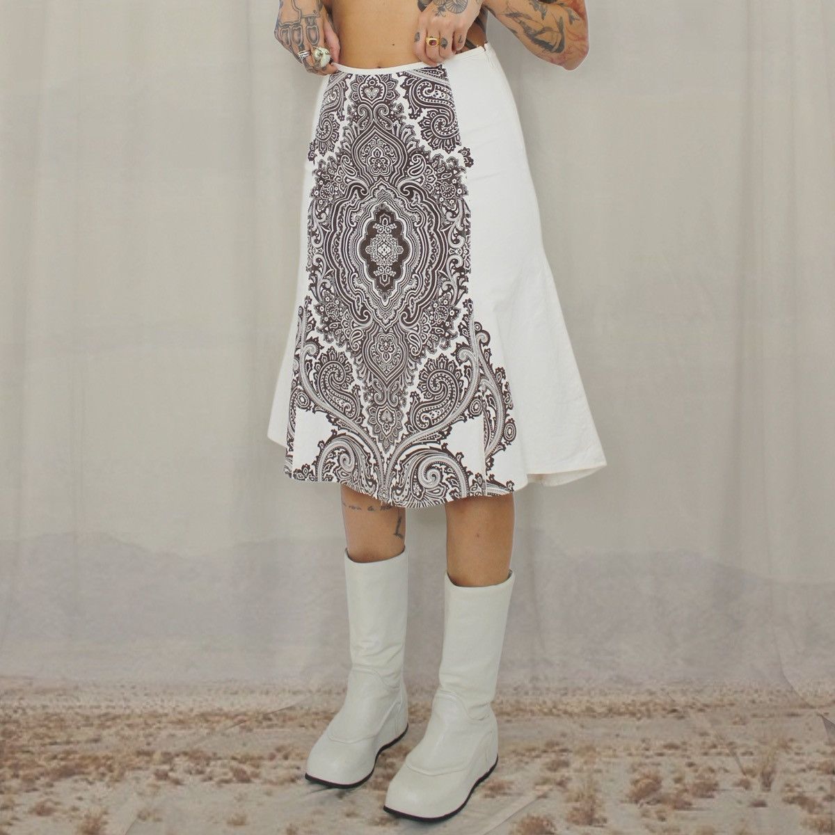 Other 🥻PAISLEY MIDI SKIRT🥻 Size 28" / US 6 / IT 42 - 2 Thumbnail