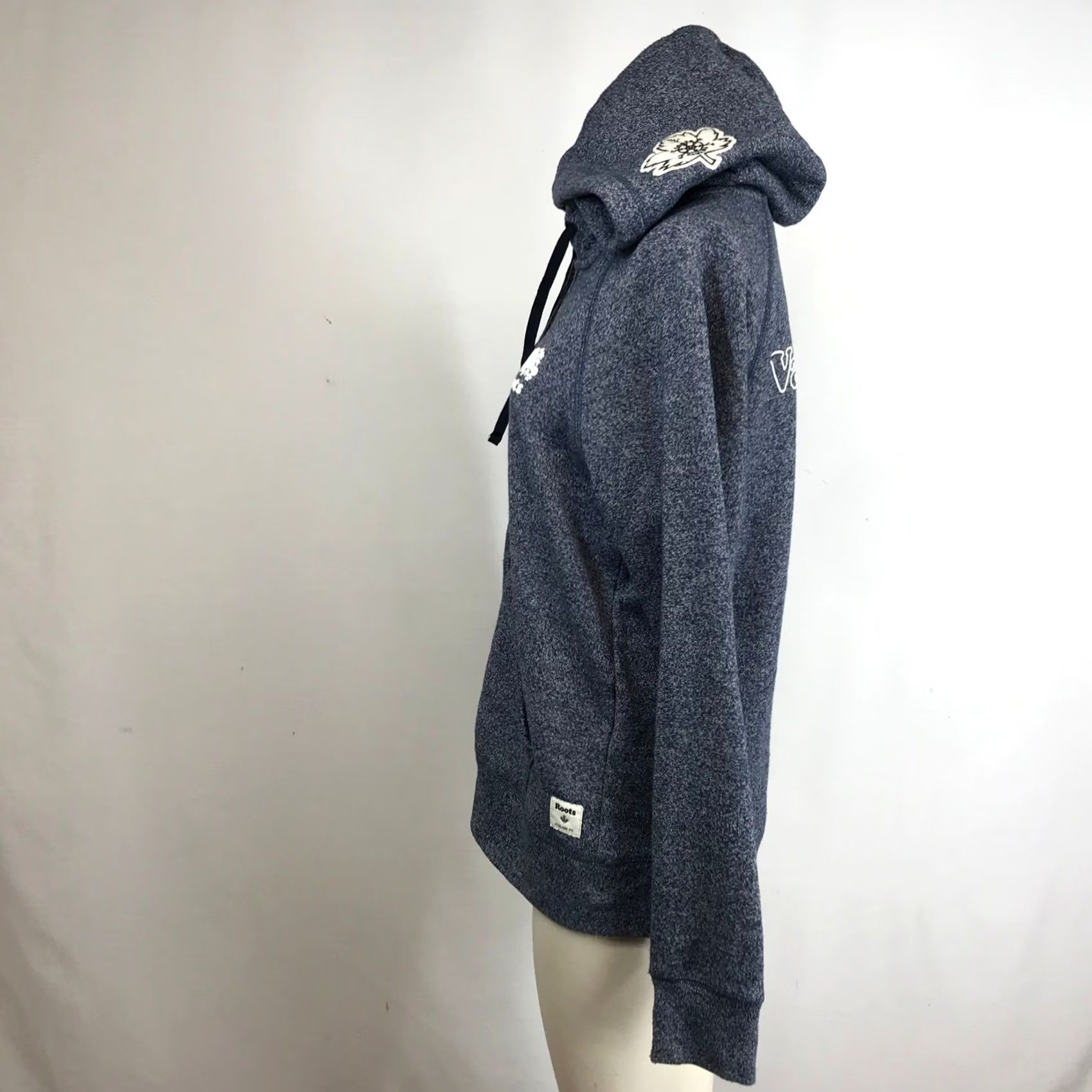 Roots VINTAGE Roots Vancouver Graphic Full Zip Hoodie Heathered Blue Womens M/M Size M / US 6-8 / IT 42-44 - 7 Thumbnail