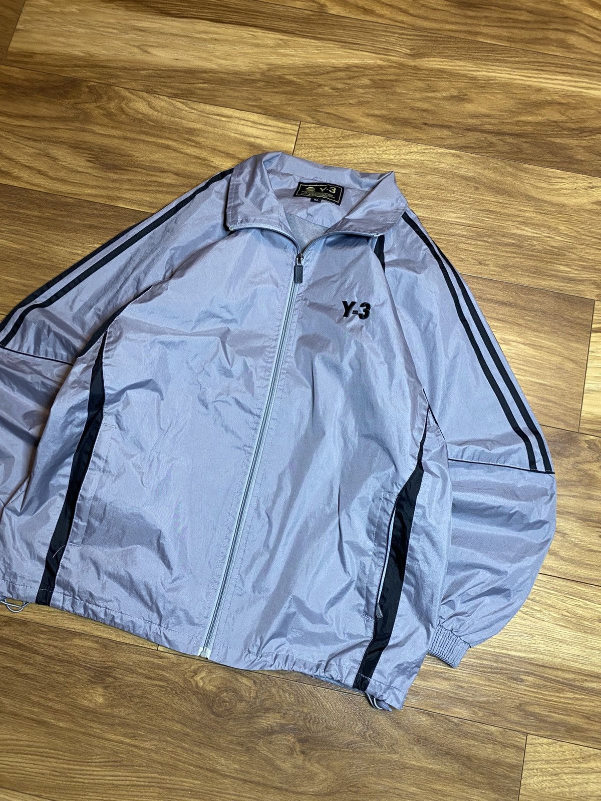 Yohji Yamamoto Vinatage Y-3 Adidas Nylon Track Jacket Y2 Japanese Style Size US M / EU 48-50 / 2 - 3 Thumbnail