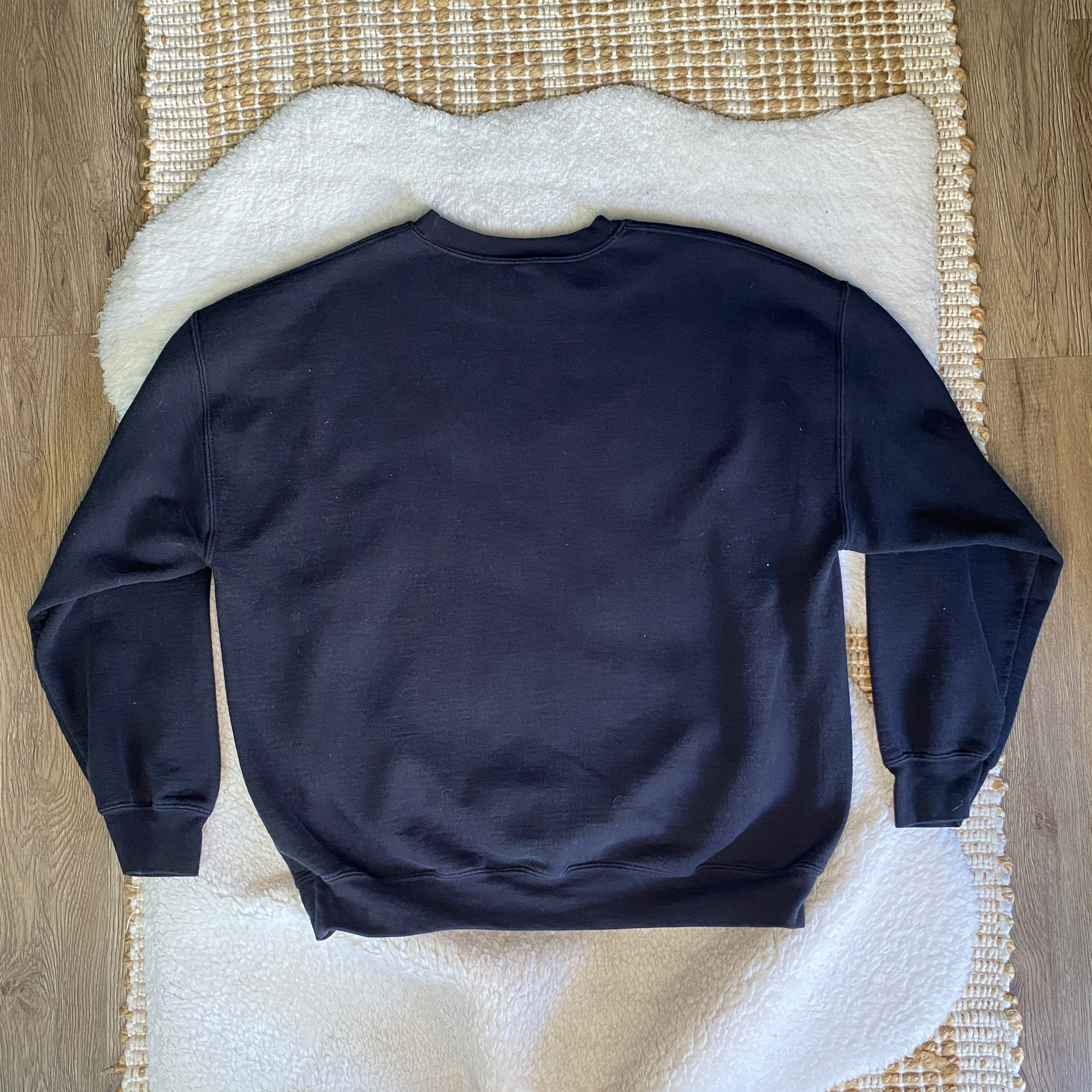 Other Embroidered Spooky Season Black Crewneck Sweatshirt Size XL / US 12-14 / IT 48-50 - 5 Thumbnail