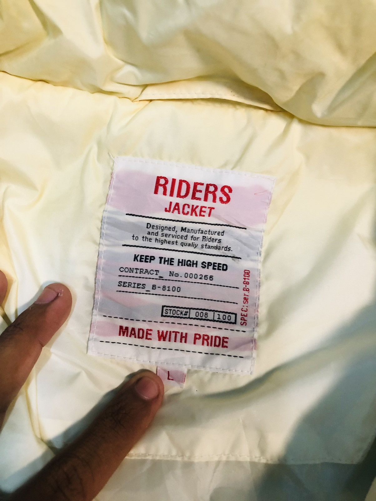 Vintage Riders Jacket With Pride (3) Size US L / EU 52-54 / 3 - 7 Thumbnail