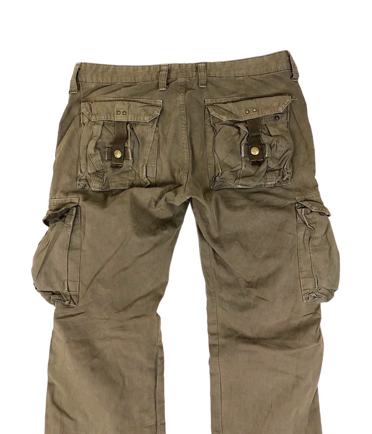 Japanese Brand Flare Surplus Bondage Cargo Pants Size US 34 / EU 50 - 8 Thumbnail