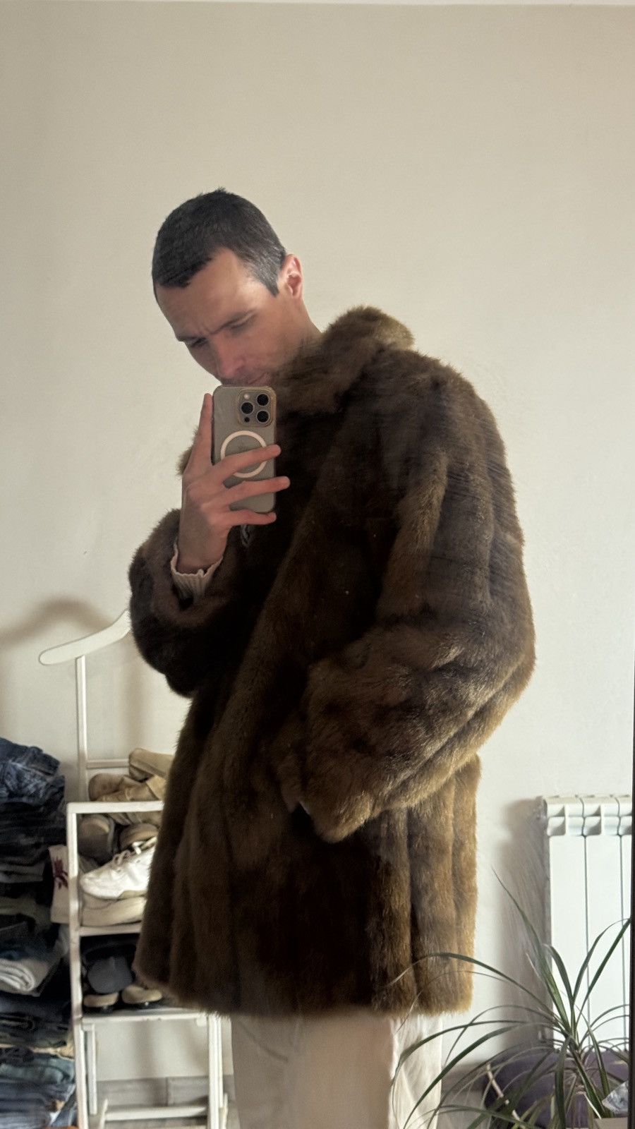 Vintage Dennis Basso Faux Fur Mink Coat Jacket ysl gucci balenciaga Size US M / EU 48-50 / 2 - 5 Thumbnail